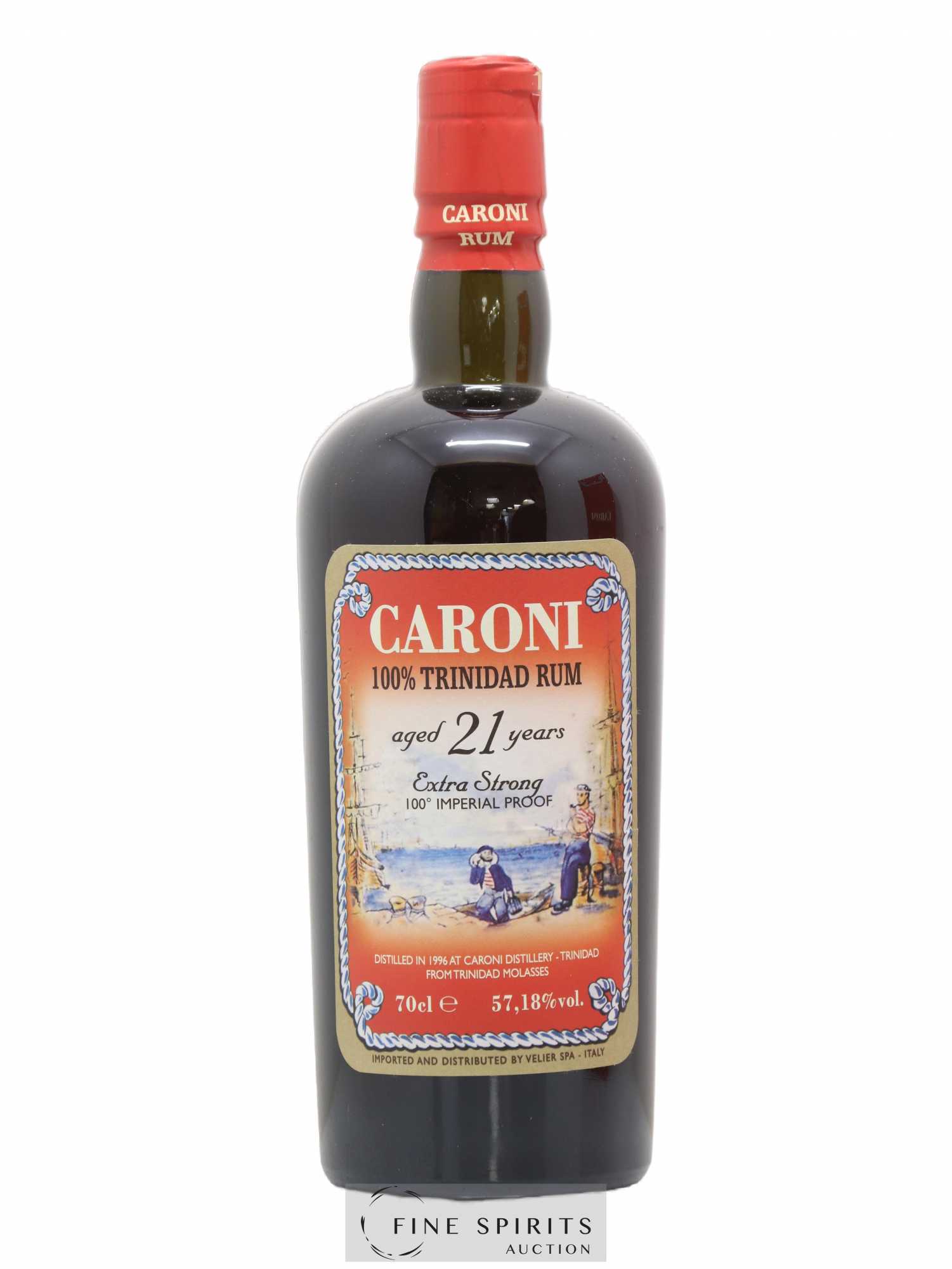 Caroni 21 years 1996 Of. 100° Imperial Proof bottled 2017 Velier Extra Strong - Posten von 1 Flasche - 1