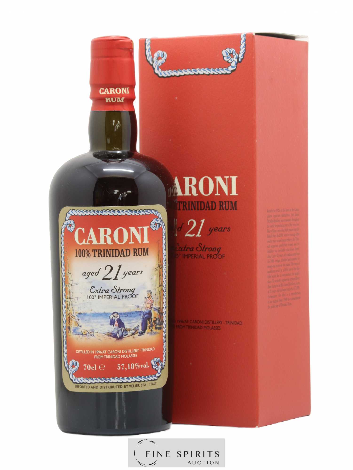 Caroni 21 years 1996 Of. 100° Imperial Proof bottled 2017 Velier Extra Strong - Posten von 1 Flasche - 0