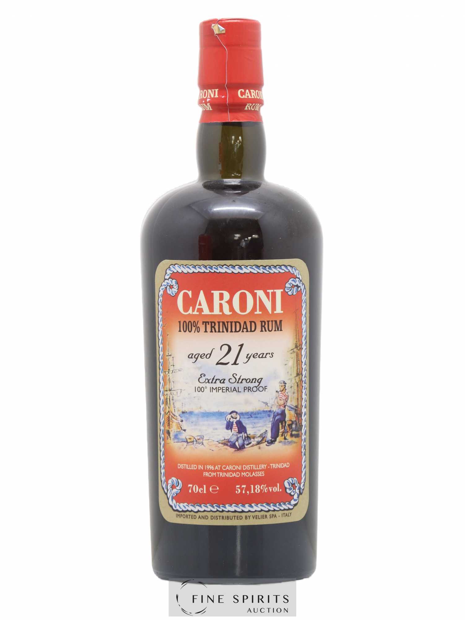 Caroni 21 years 1996 Of. 100° Imperial Proof bottled 2017 Velier Extra Strong - Lot de 1 bouteille - 1