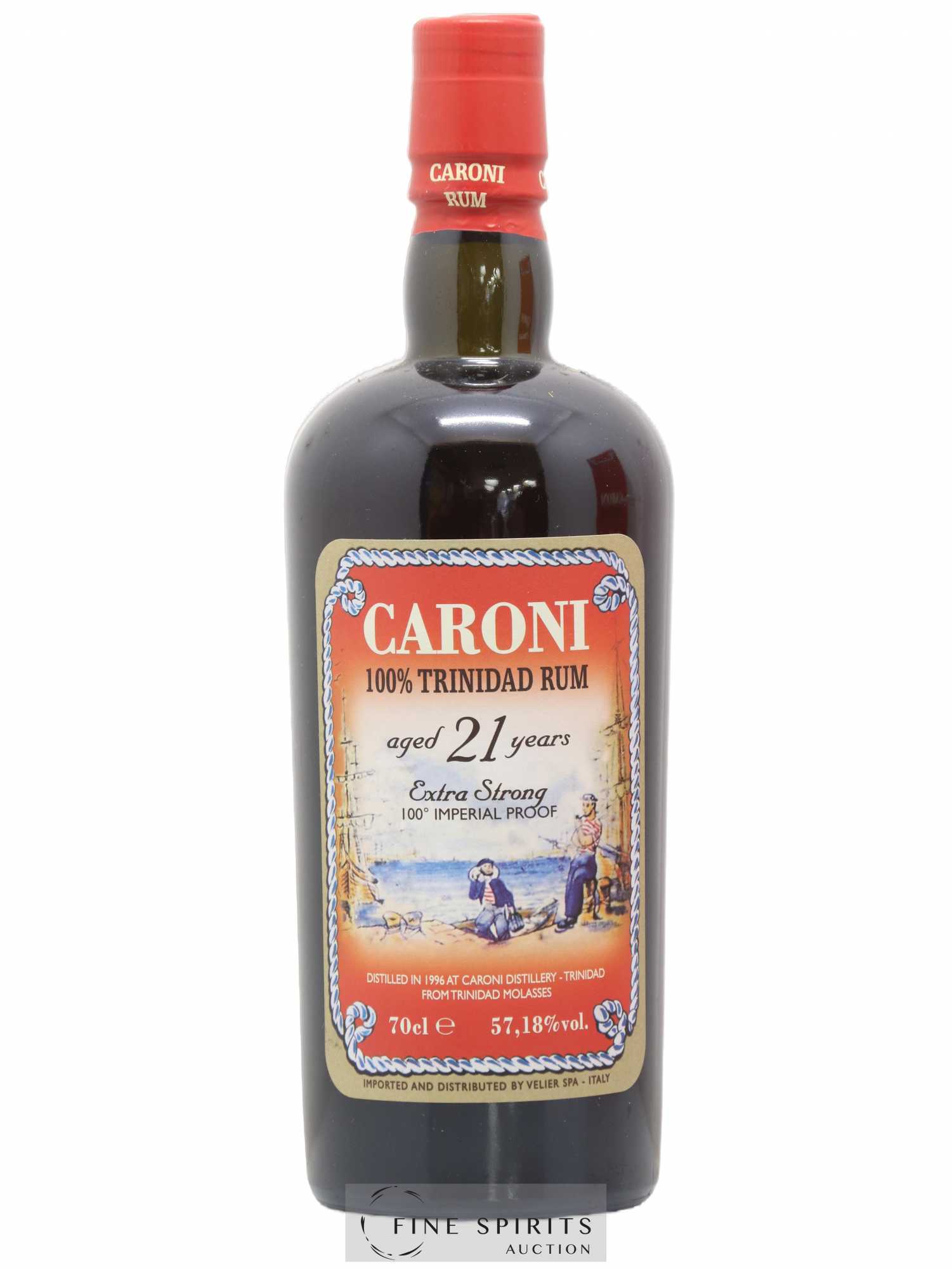 Caroni 21 years 1996 Of. 100° Imperial Proof bottled 2017 Velier Extra Strong - Lot de 1 bouteille - 1
