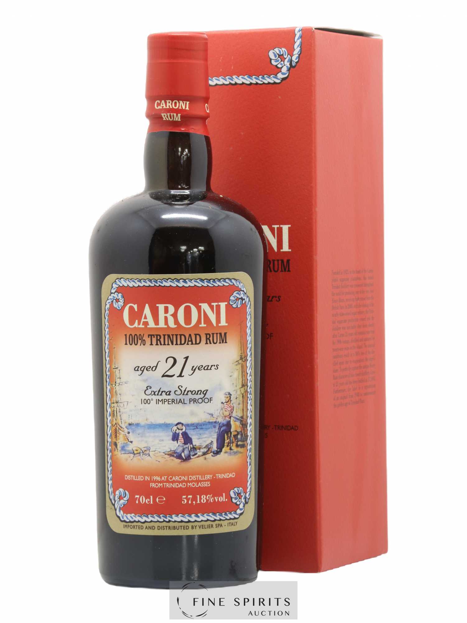 Caroni 21 years 1996 Of. 100° Imperial Proof bottled 2017 Velier Extra Strong - Lot de 1 bouteille - 0