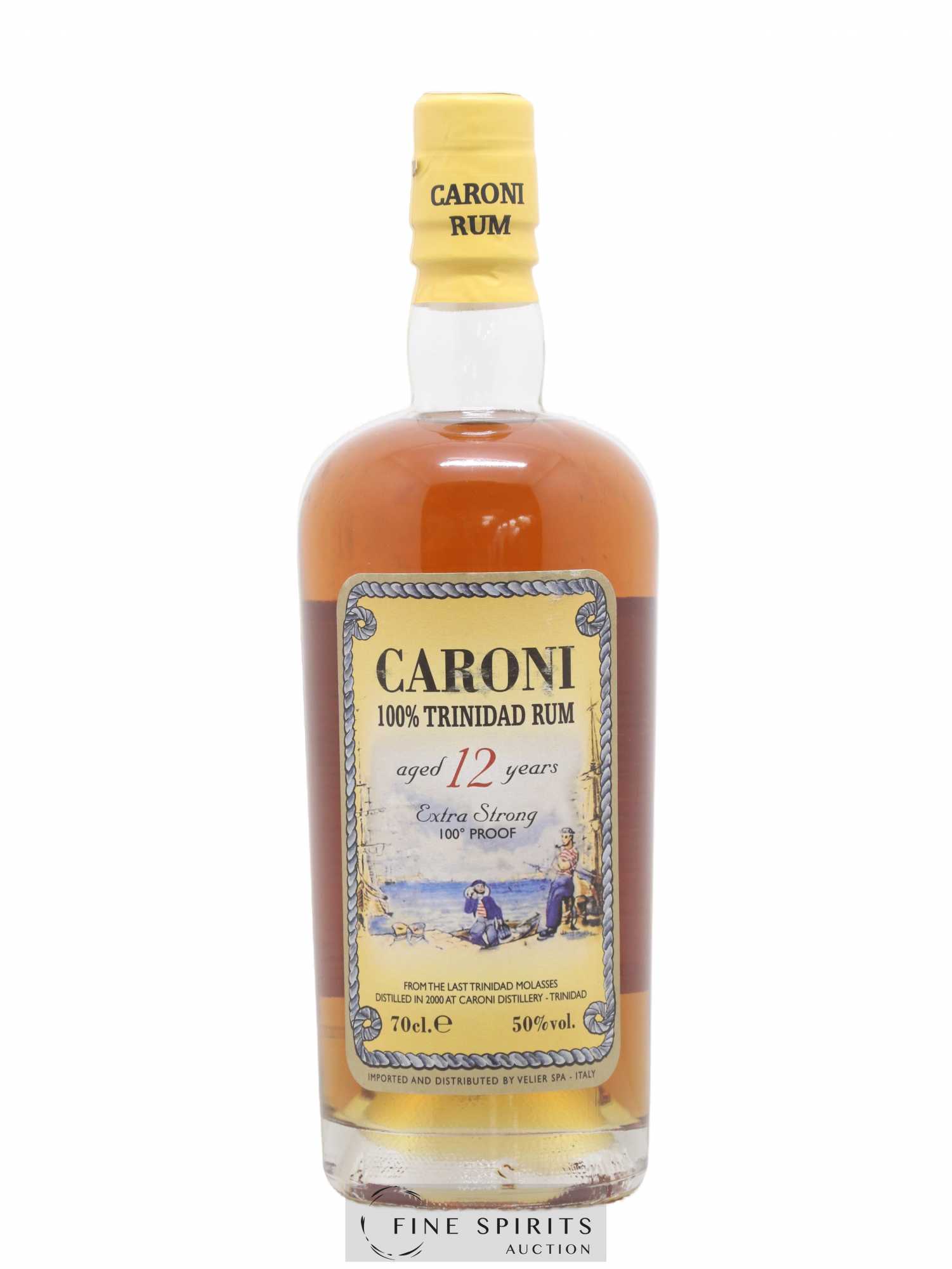 Caroni 12 years 2000 Velier 100° Proof bottled 2012 Extra Strong - Lot de 1 bouteille - 0