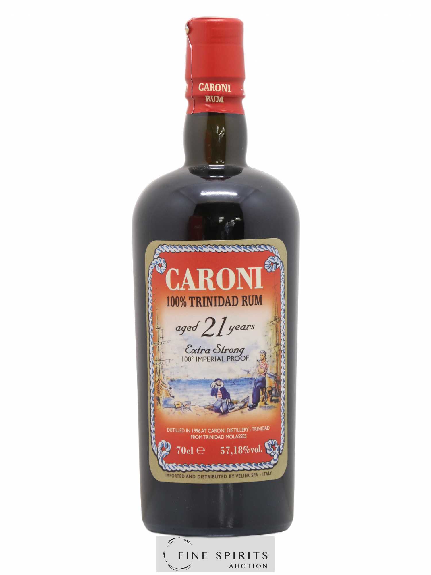Caroni 21 years 1996 Of. 100° Imperial Proof bottled 2017 Velier Extra Strong - Lot de 1 bouteille - 1