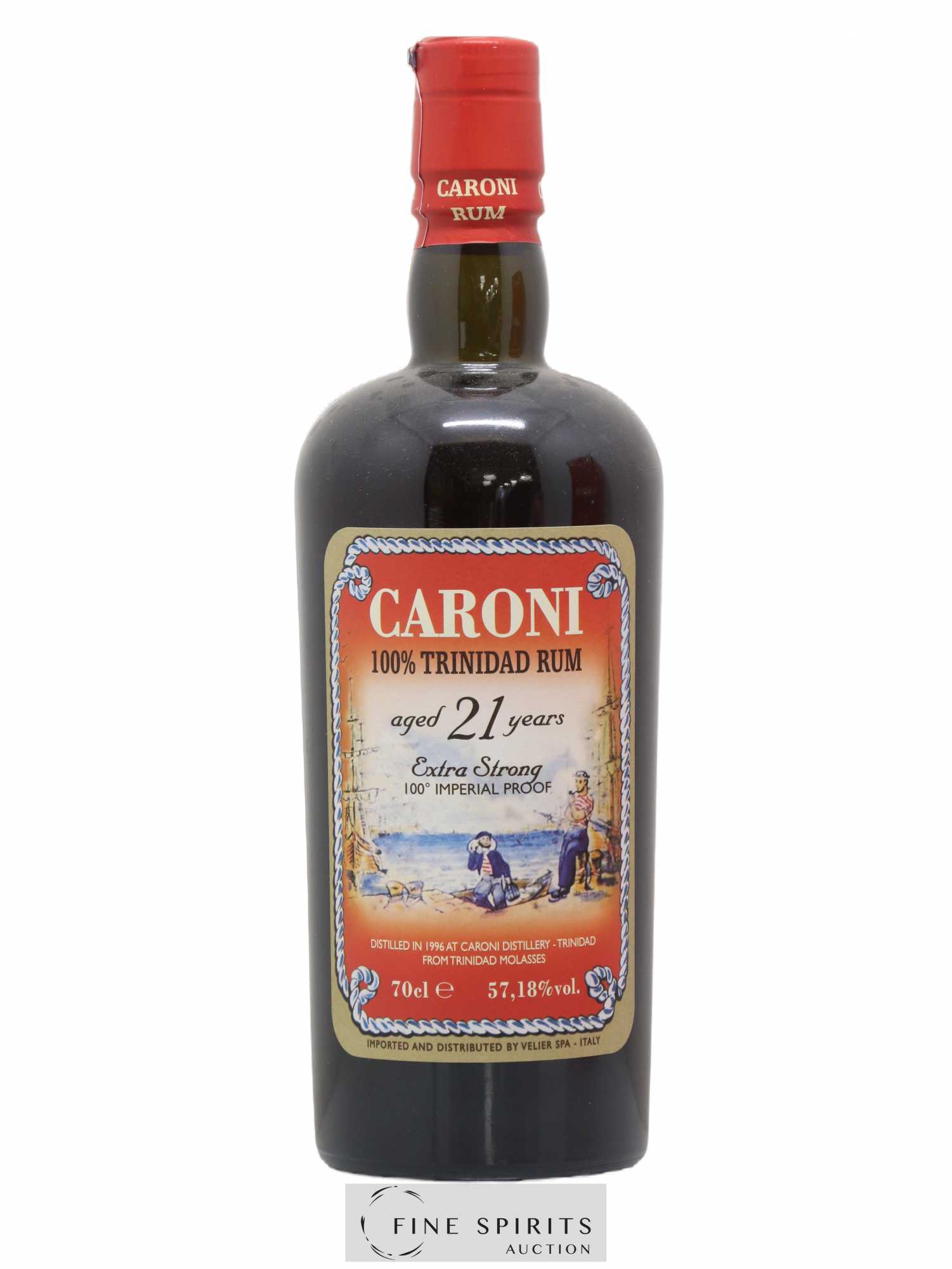 Caroni 21 years 1996 Of. 100° Imperial Proof bottled 2017 Velier Extra Strong - Lot de 1 bouteille - 1