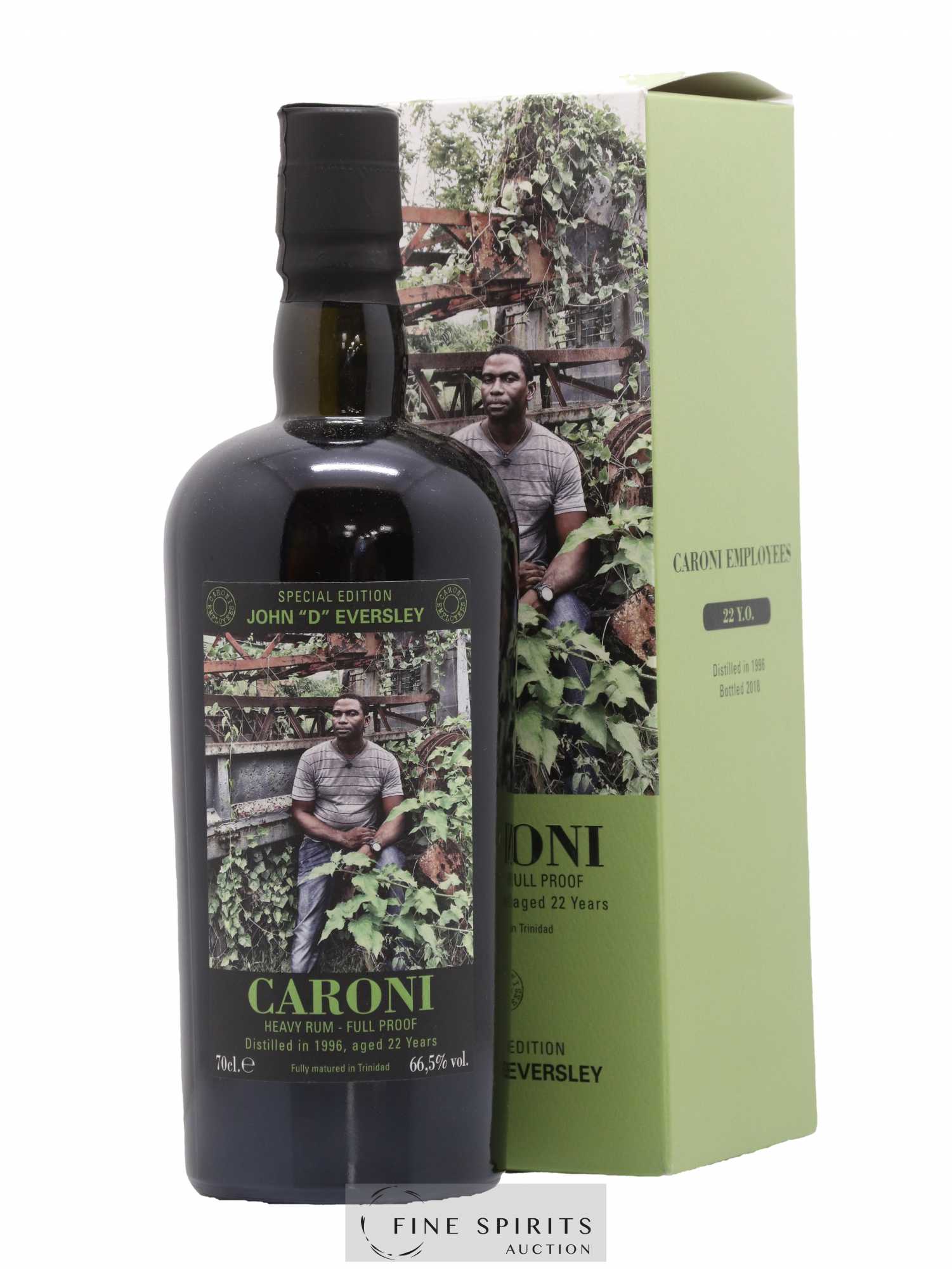 Caroni 22 years 1996 Velier Special Edition John D Eversley One of 1192 - bottled 2018 Employee Serie - Posten von 1 Flasche - 0