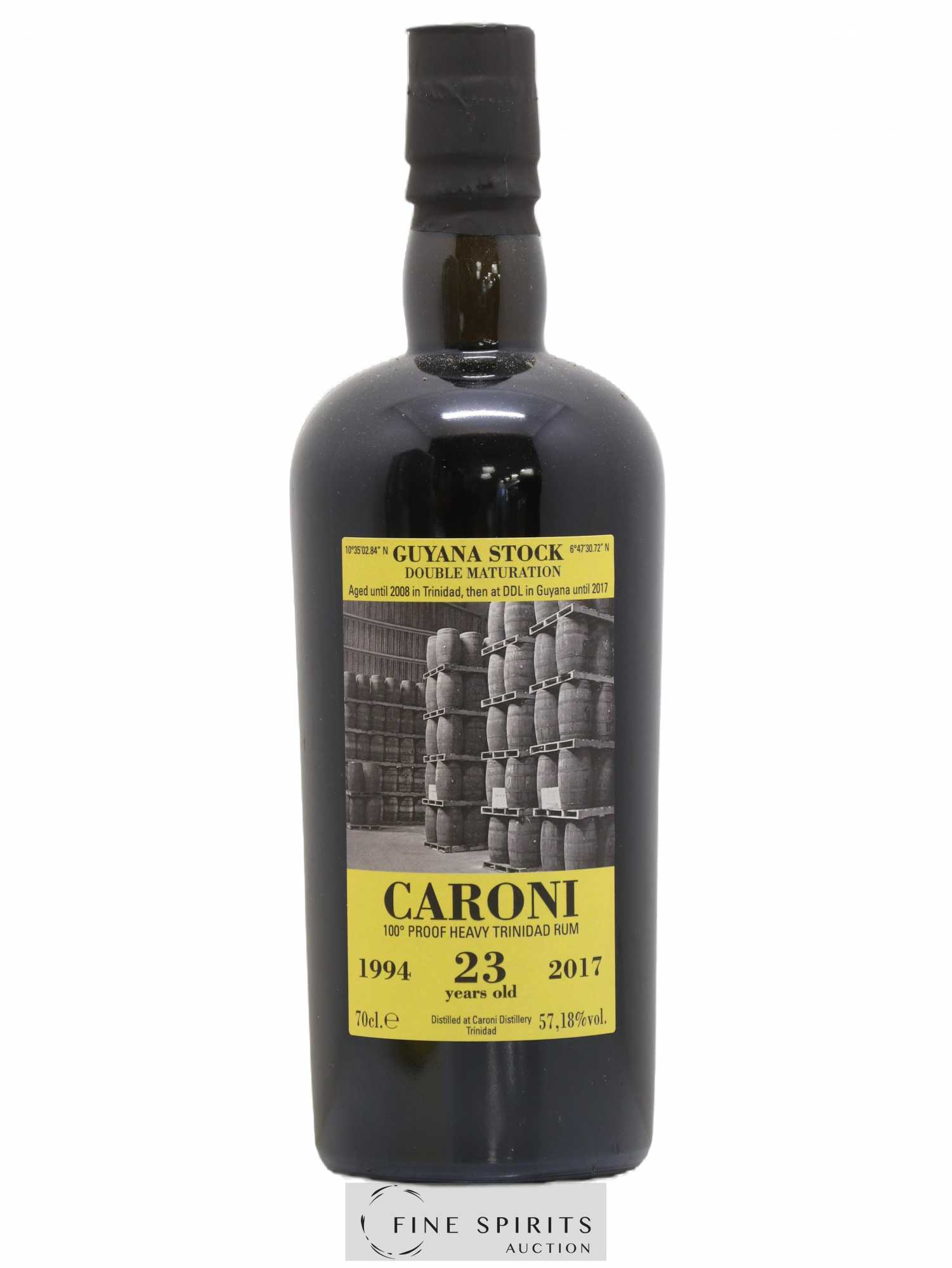 Caroni 23 years 1994 Velier 36th Release Double Maturation - bottled 2017 Guyana Stock - Lot de 1 bouteille - 1
