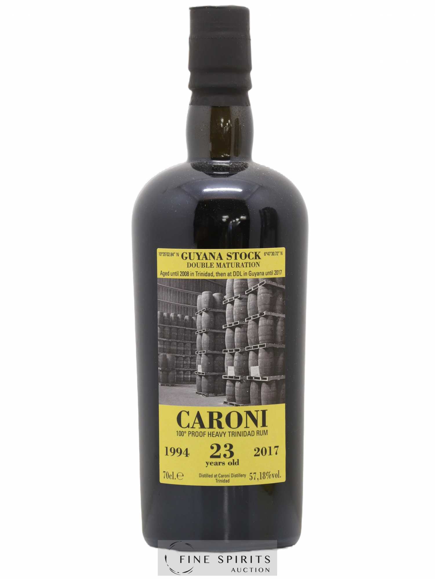 Caroni 23 years 1994 Velier 36th Release Double Maturation - bottled 2017 Guyana Stock - Lot de 1 bouteille - 1