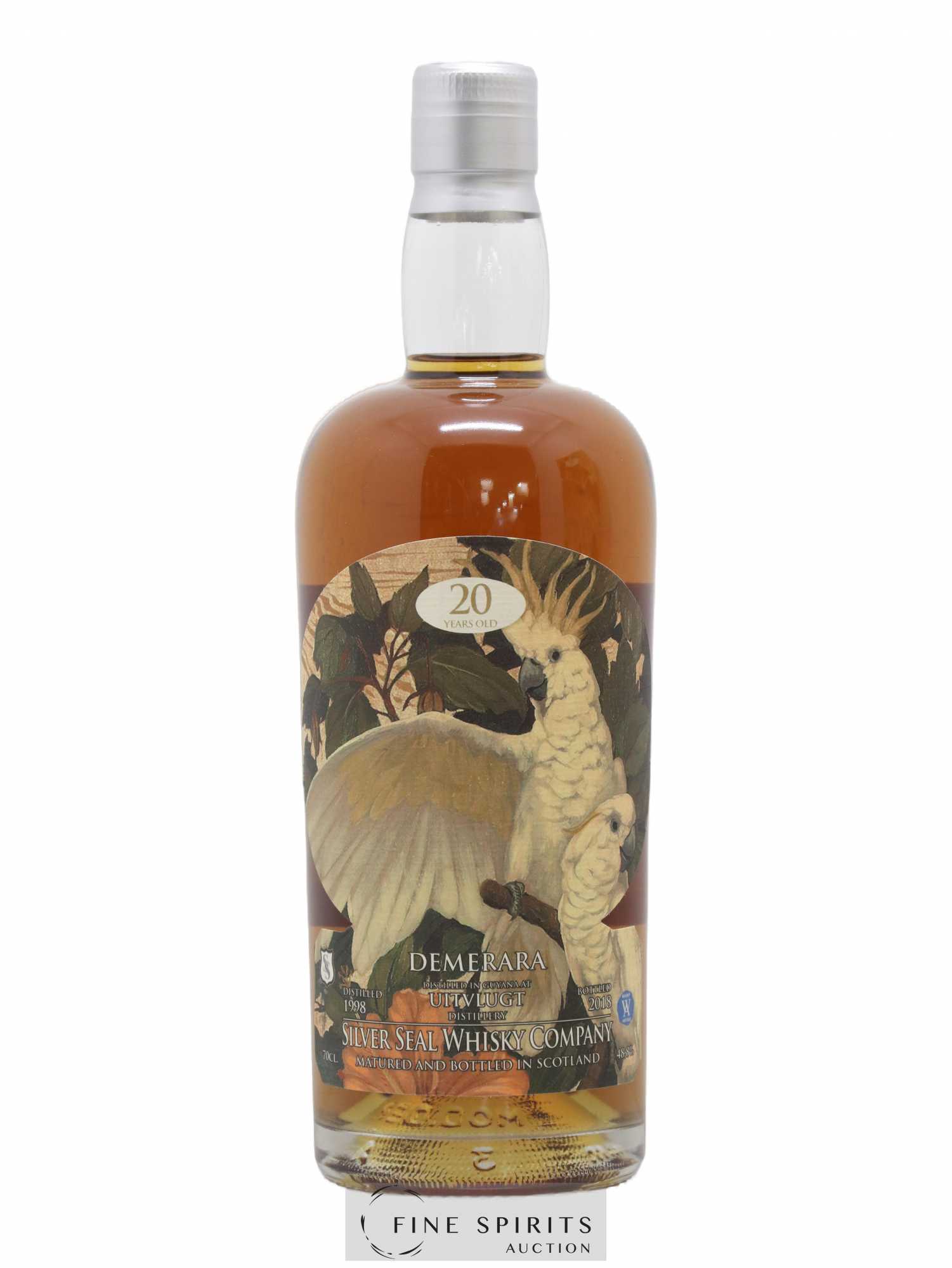 Uitvlugt 20 years 1998 Silver Seal Whisky Company Cask n°19 - One of 215 - bottled 2018 Whisky Antique - Posten von 1 Flasche - 1