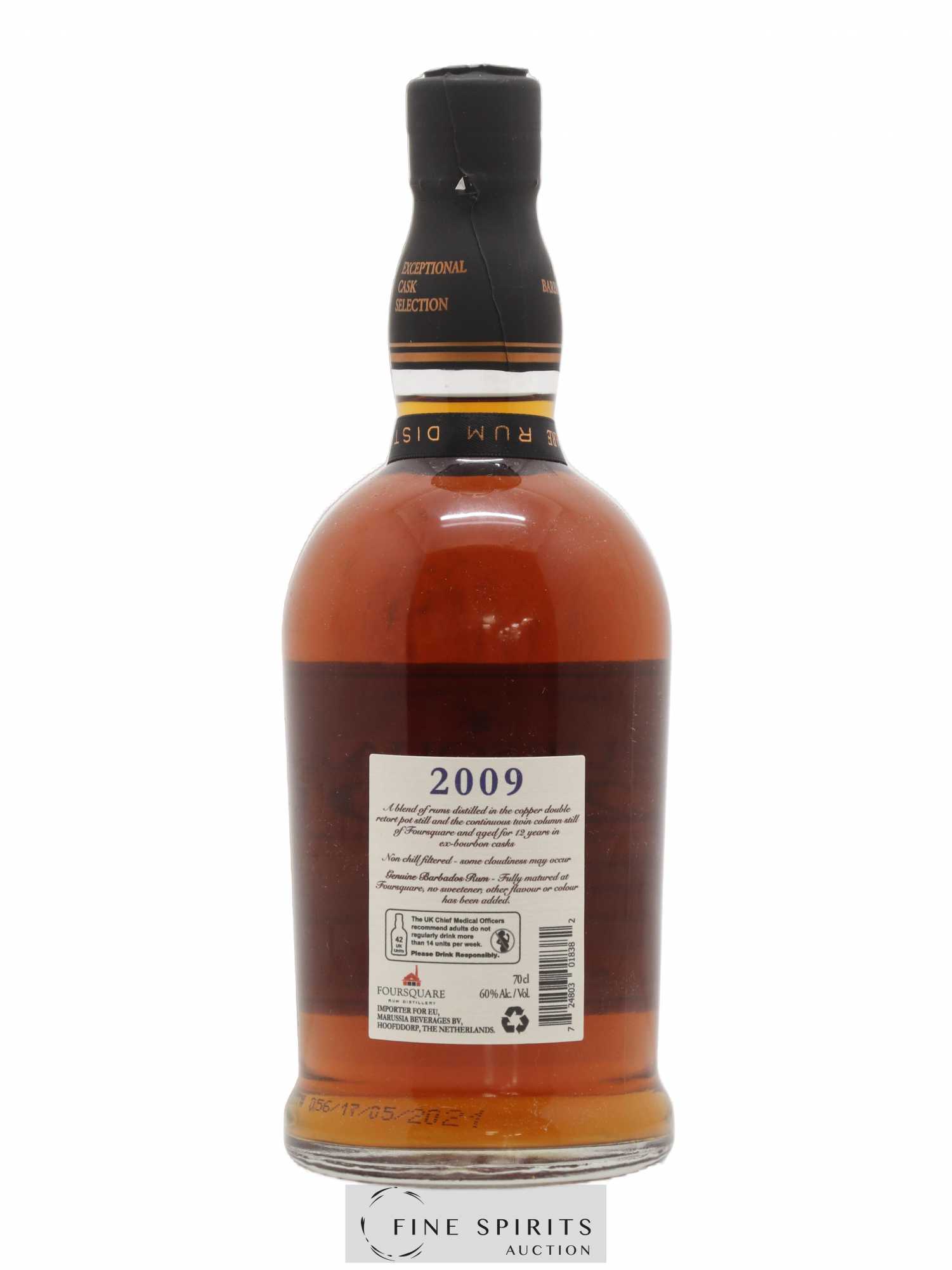 Foursquare 12 years 2009 Of. Mark XVII - bottled 2021 Exceptional Cask Selection - Lot de 1 bouteille - 1