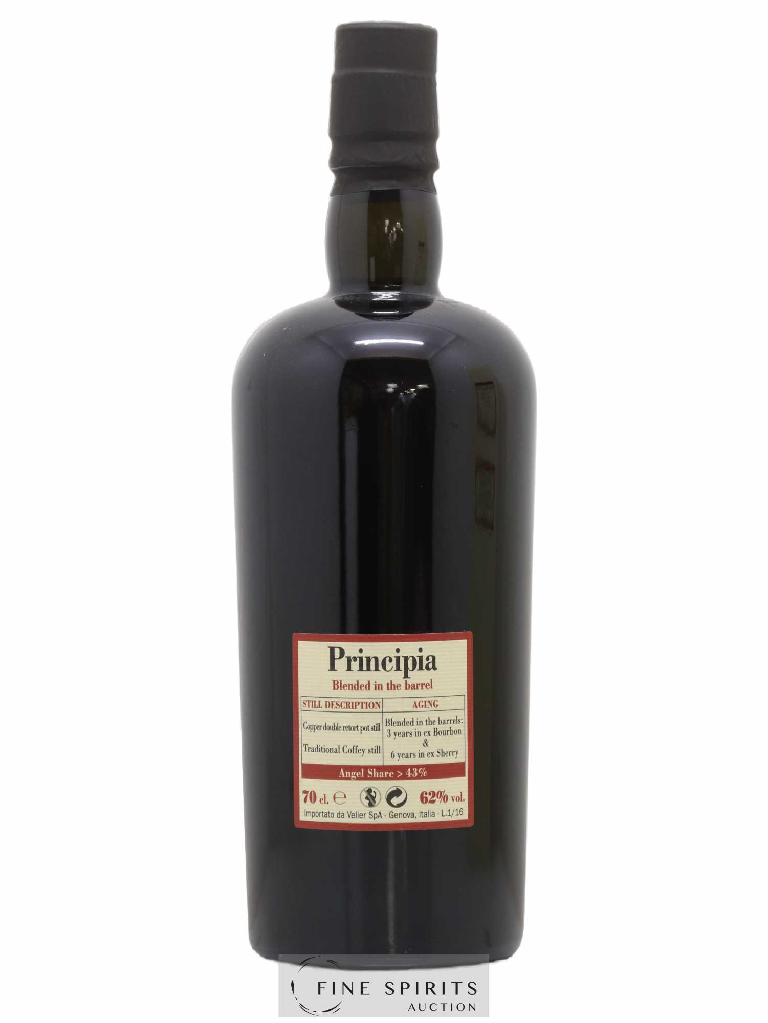 Foursquare 9 years 2008 Velier Principia Barrel Proof - One of 5400 - bottled 2017 Double Maturation - Lot de 1 bouteille - 2
