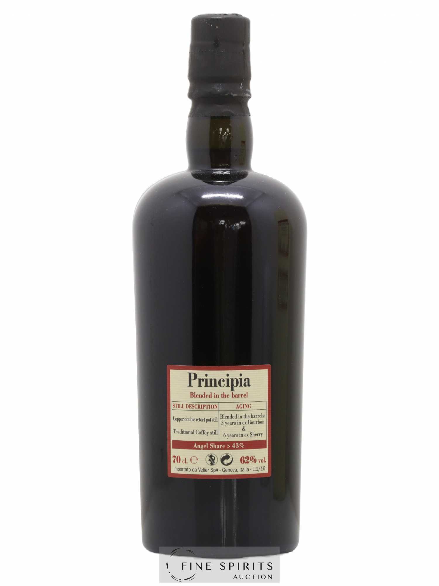 Foursquare 9 years 2008 Velier Principia Barrel Proof - One of 5400 - bottled 2017 Double Maturation - Lot de 1 bouteille - 2