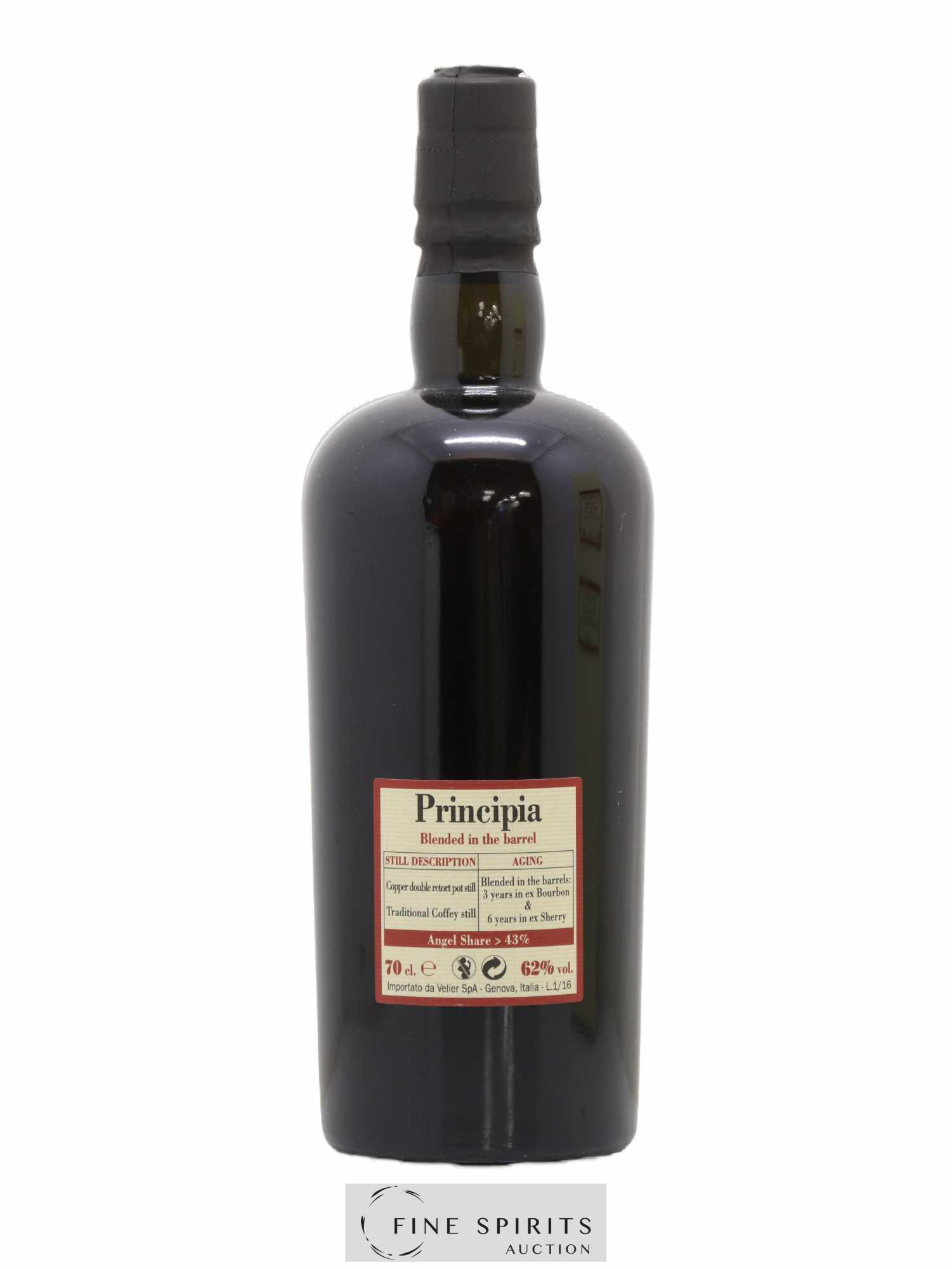 Foursquare 9 years 2008 Velier Principia Barrel Proof - One of 5400 - bottled 2017 Double Maturation - Lot de 1 bouteille - 2