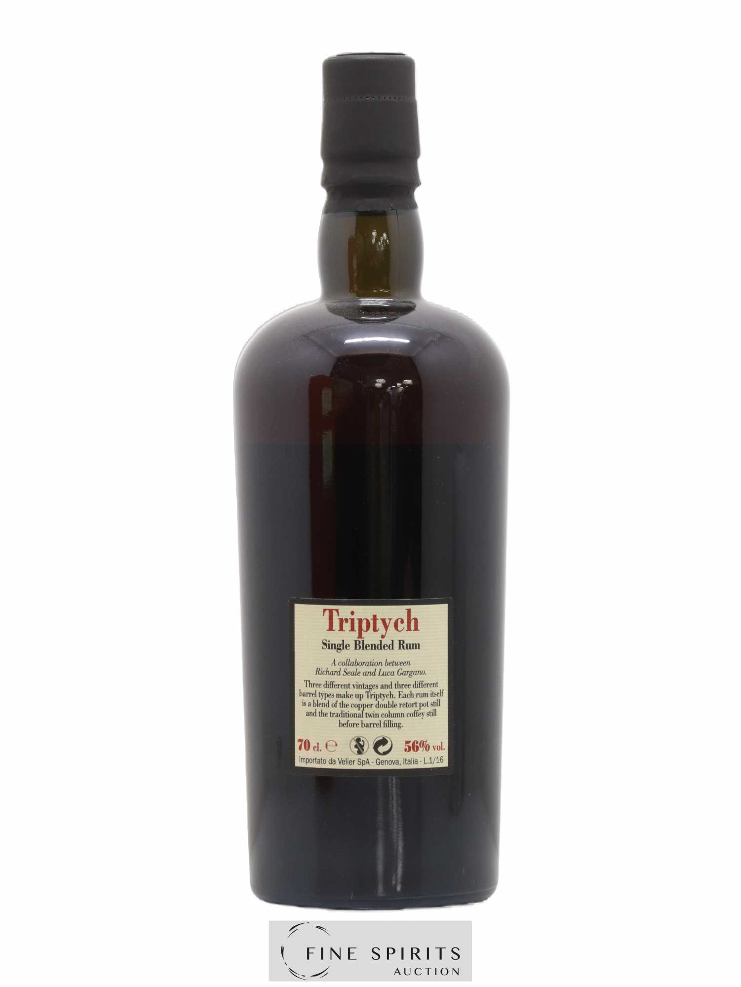 Foursquare Velier Triptych One of 5400 - bottled 2016 - Lot de 1 bouteille - 2