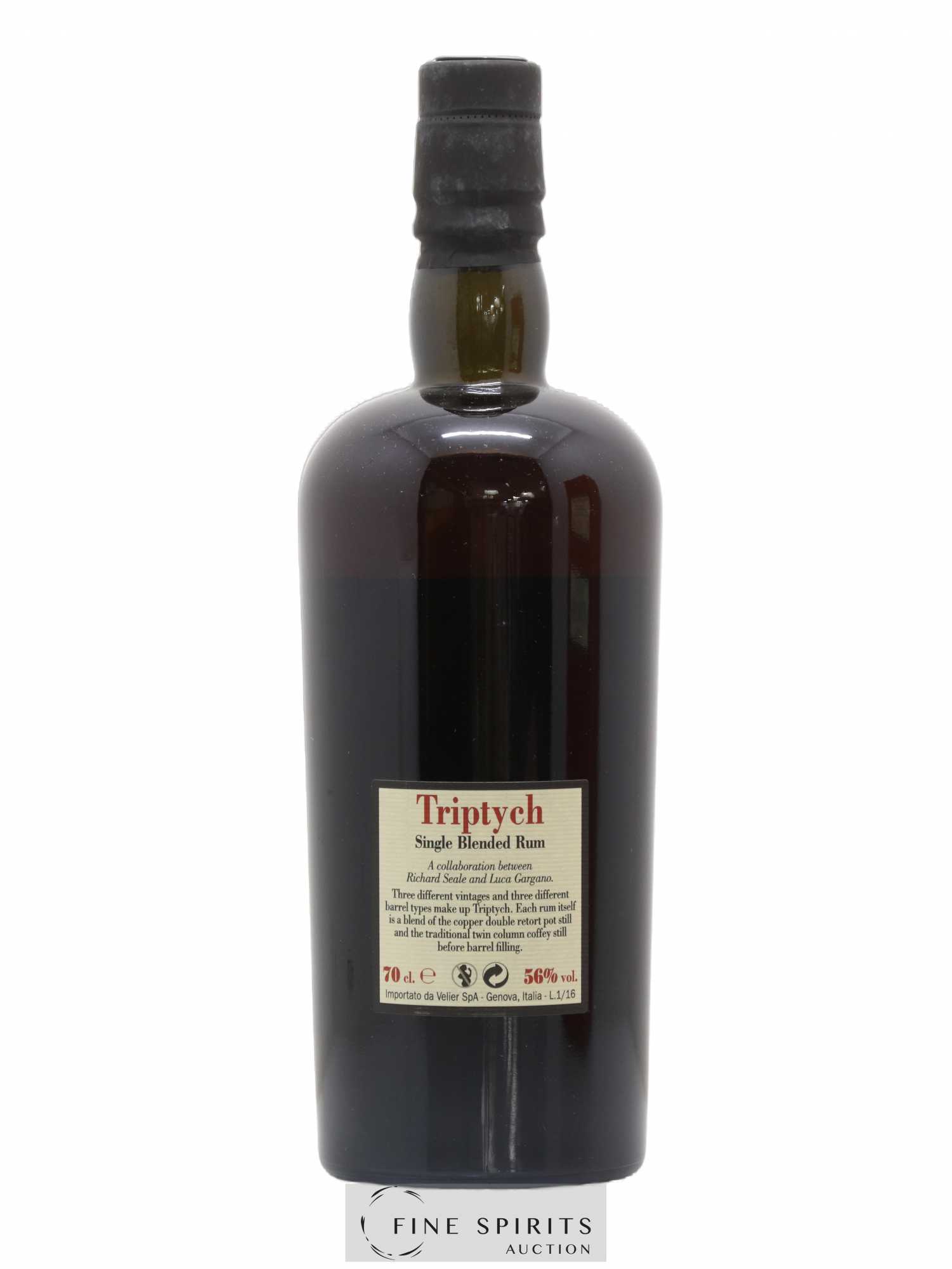 Foursquare Velier Triptych One of 5400 - bottled 2016 - Lot de 1 bouteille - 2