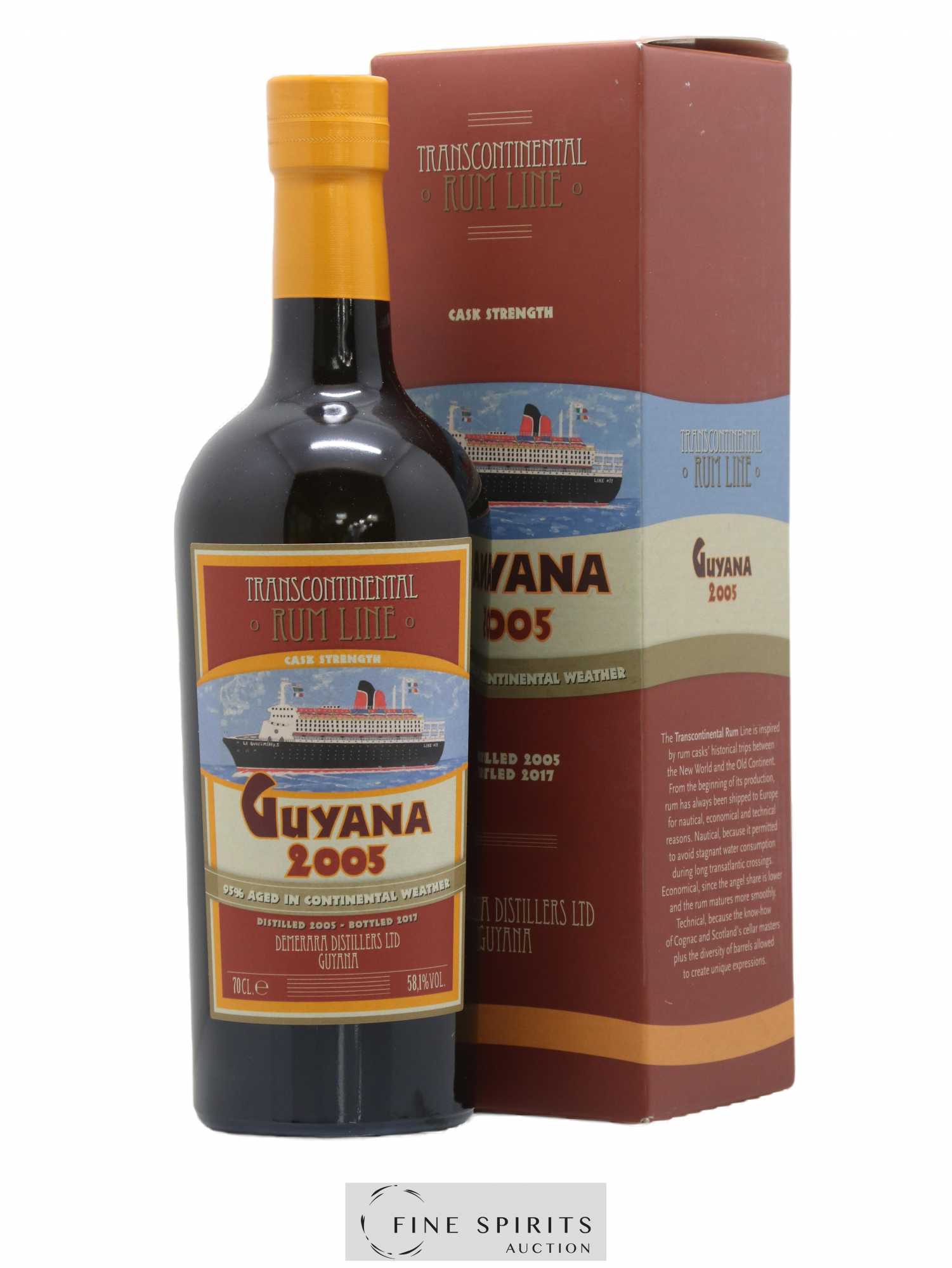 Guyana 2005 LMDW Transcontinental Rum Line - Lot de 1 bouteille - 0