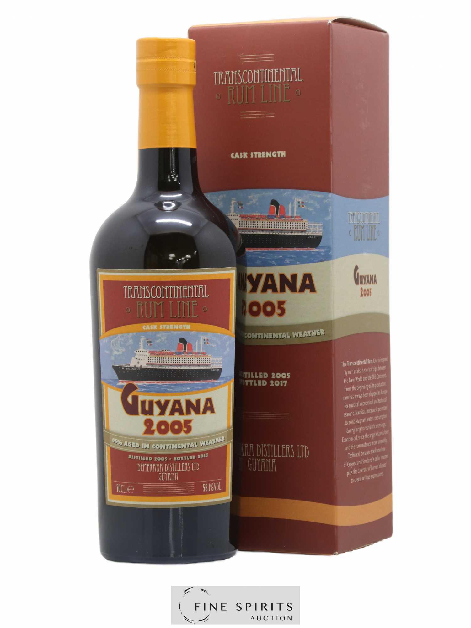 Guyana 2005 LMDW Transcontinental Rum Line - Lot de 1 bouteille - 0