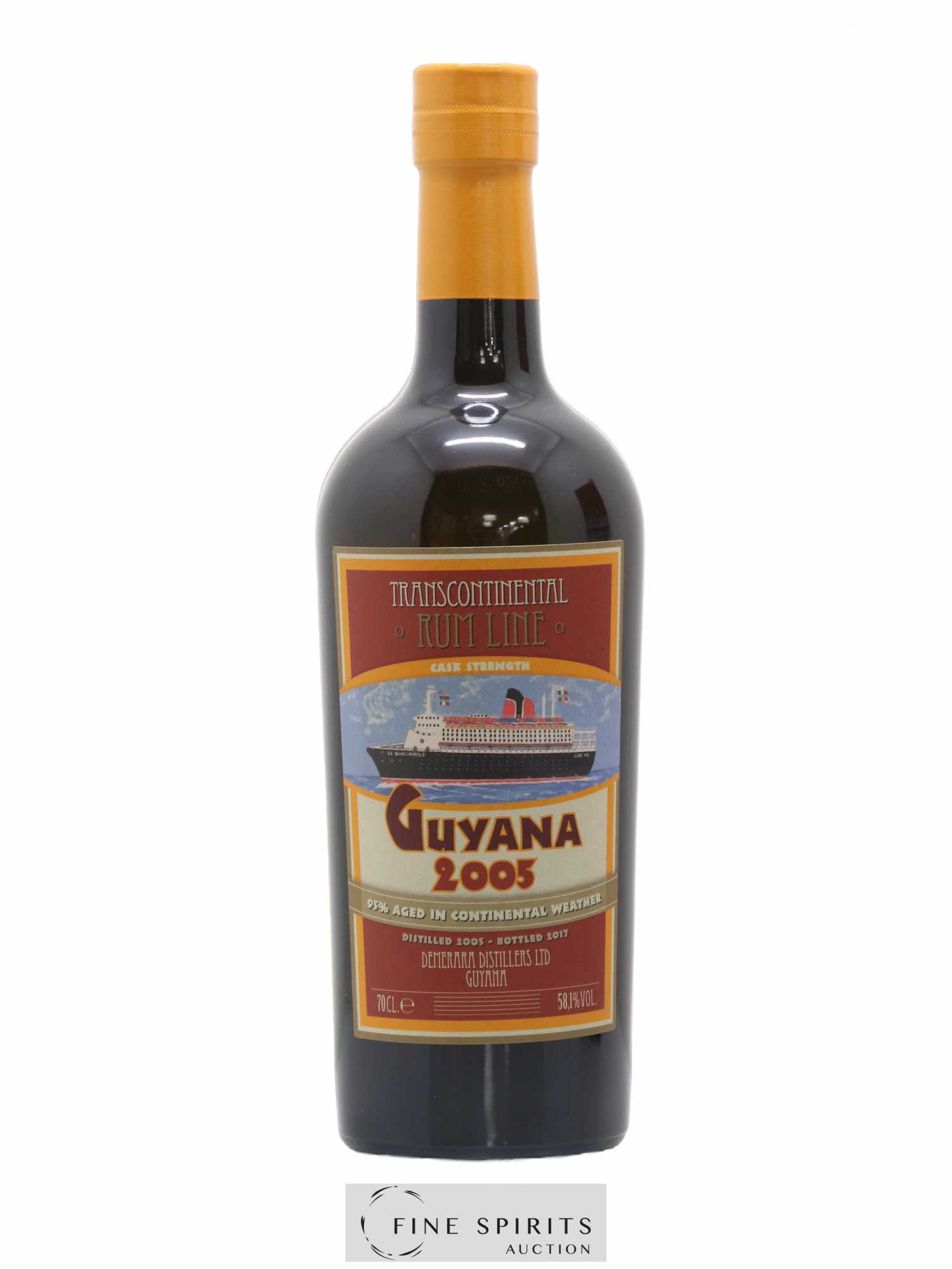 Guyana 2005 LMDW Transcontinental Rum Line - Lot de 1 bouteille - 1