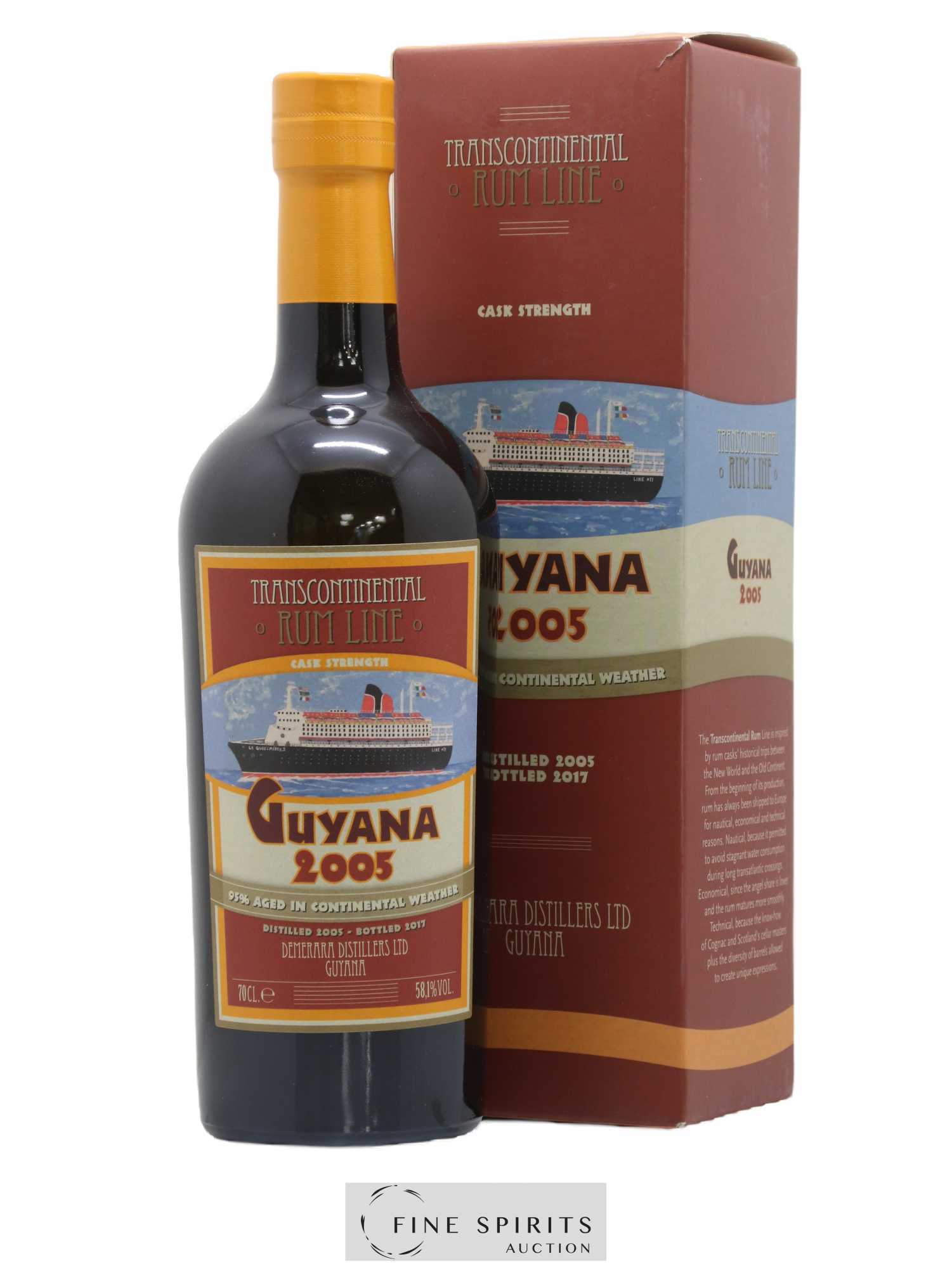 Guyana 2005 LMDW Transcontinental Rum Line - Lot de 1 bouteille - 0