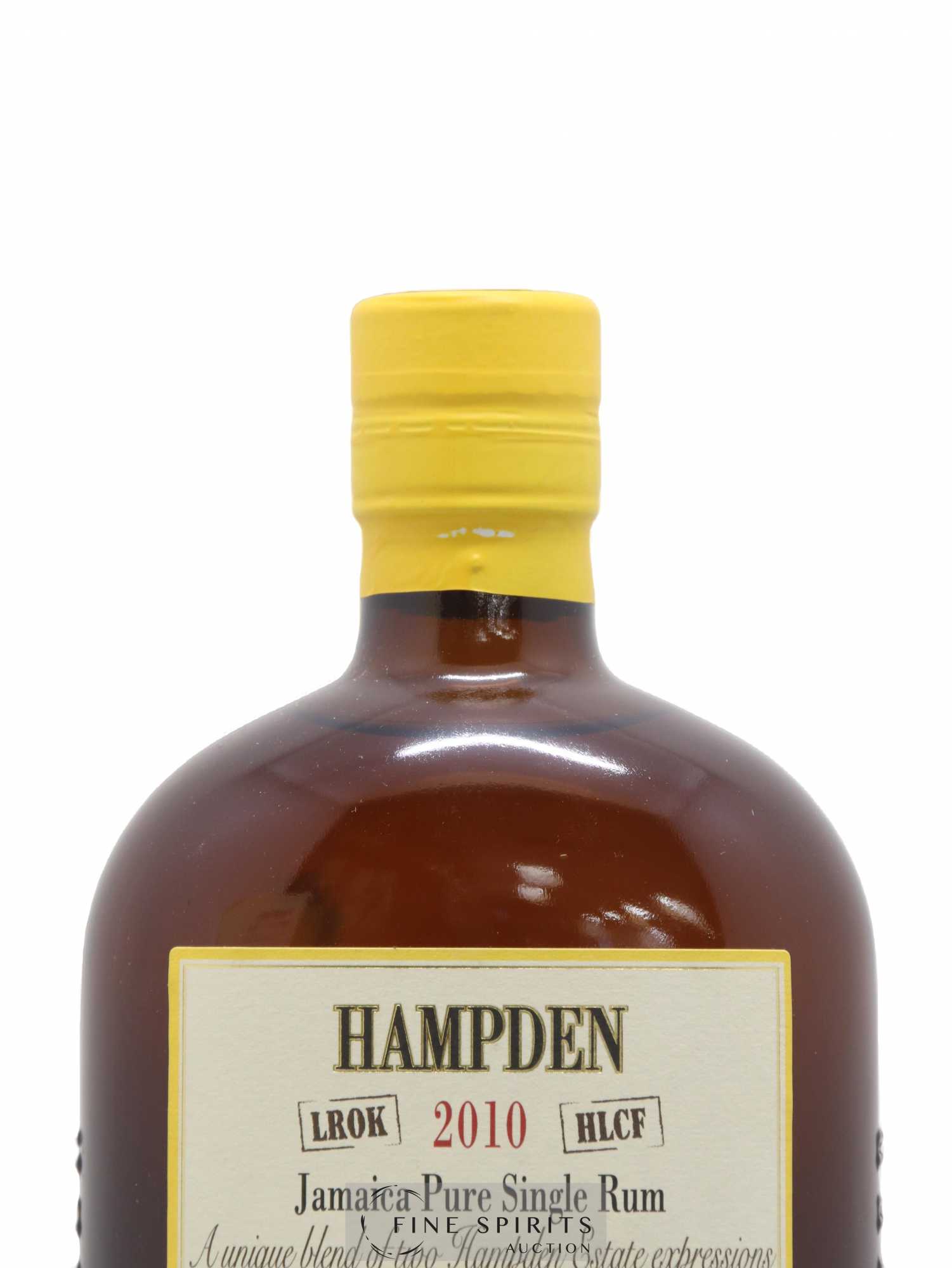 Hampden 6 years 2010 Velier LROK - HLCF Pot Still Distillation - bottled 2016 LMDW 60th Anniversary Habitation Velier - Lot de 1 bouteille - 3