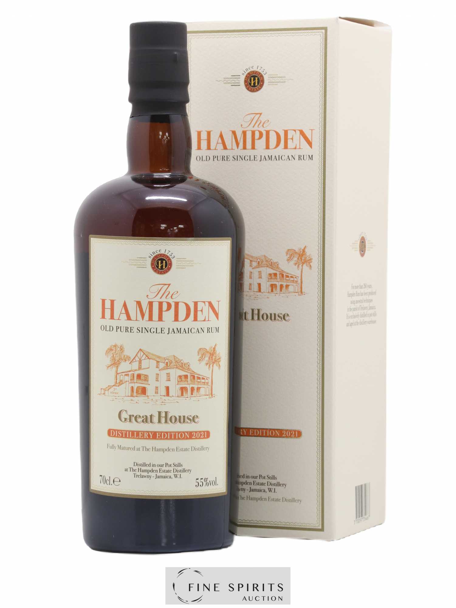 Hampden Of. Great House Distillery Edition 2021 - Lot de 1 bouteille - 0
