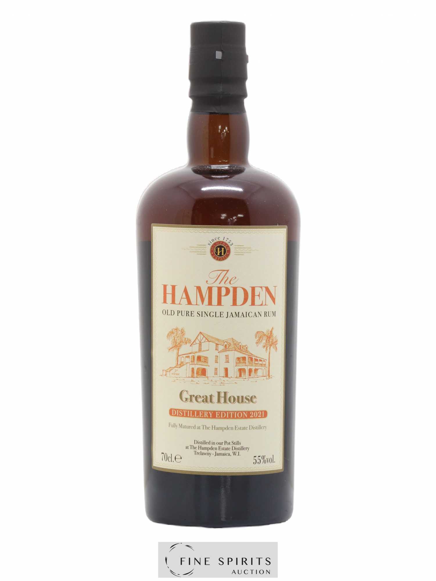 Hampden Of. Great House Distillery Edition 2021 - Lot de 1 bouteille - 1