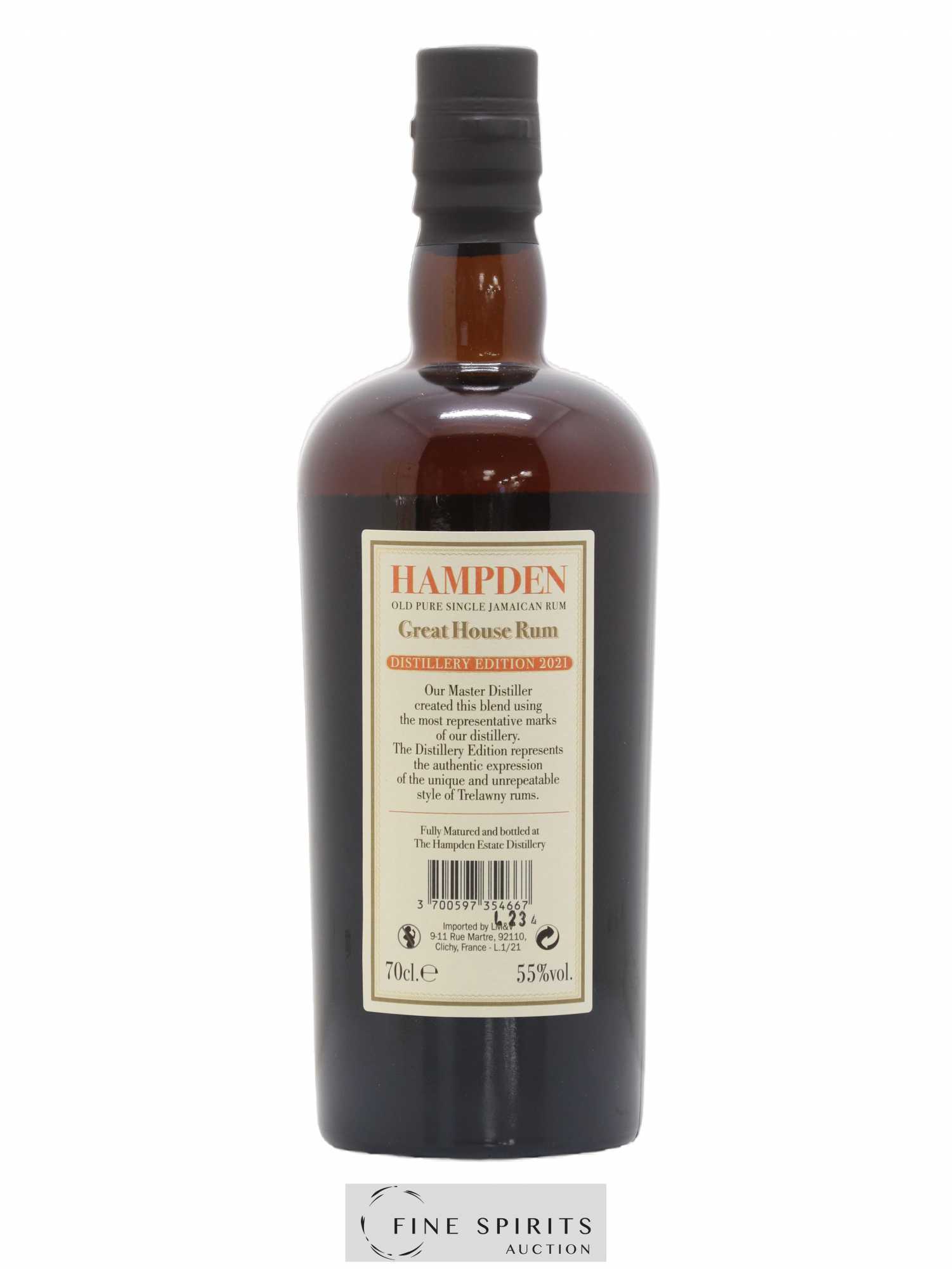 Hampden Of. Great House Distillery Edition 2021 - Lot de 1 bouteille - 2