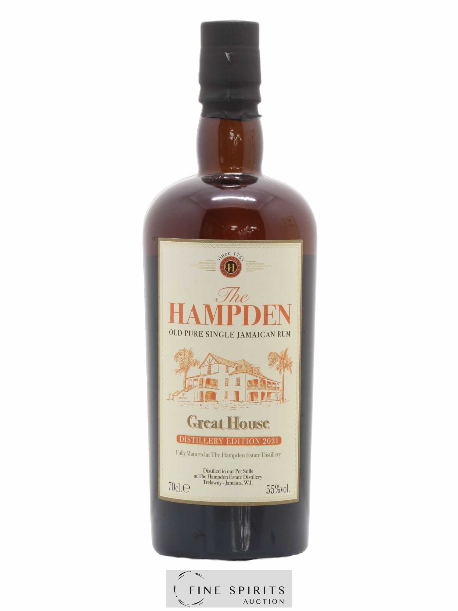 Hampden Of. Great House Distillery Edition 2021 - Lot de 1 bouteille - 1