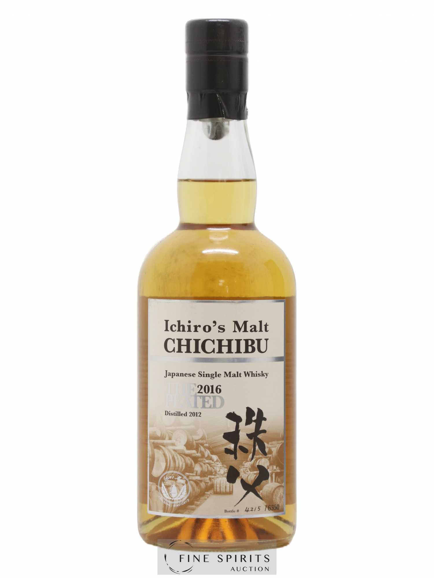 Chichibu 2012 Of. The Peated One of 6350 - bottled 2016 Ichiro's Malt - Lot de 1 bouteille - 1