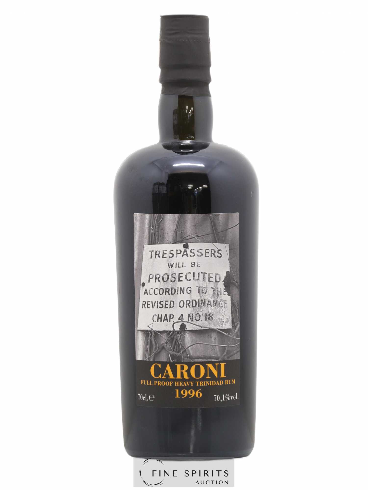 Caroni 20 years 1996 Velier Trespassers 35th Release - 3038 bottles - bottled 2016 Full Proof - Lot de 1 bouteille - 1