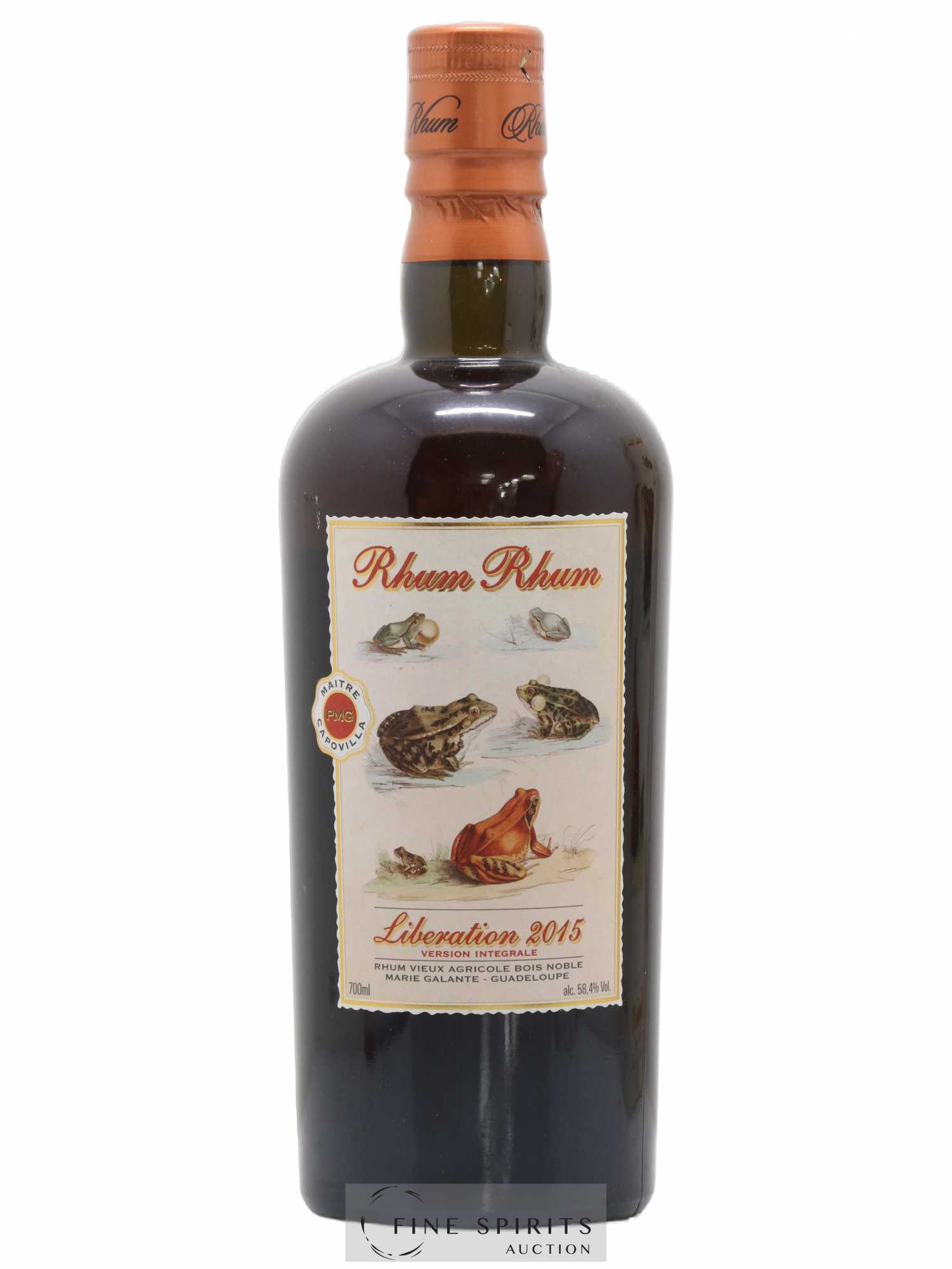 Rhum Rhum Of. PMG - Maitre Capovilla Libération 2015 Version Intégrale - Lot of 1 bottle - 1