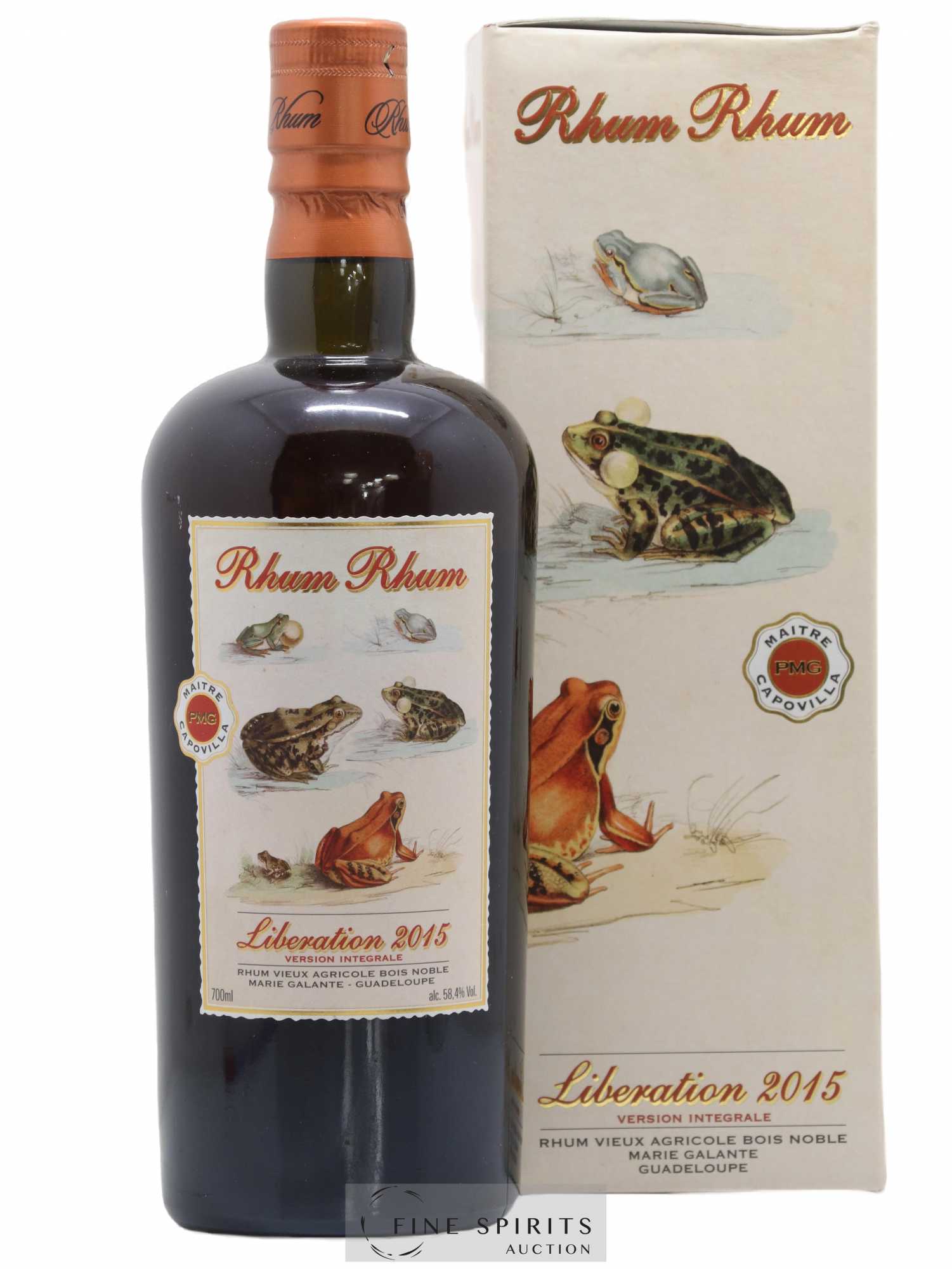 Rhum Rhum Of. PMG - Maitre Capovilla Libération 2015 Version Intégrale - Lot of 1 bottle - 0