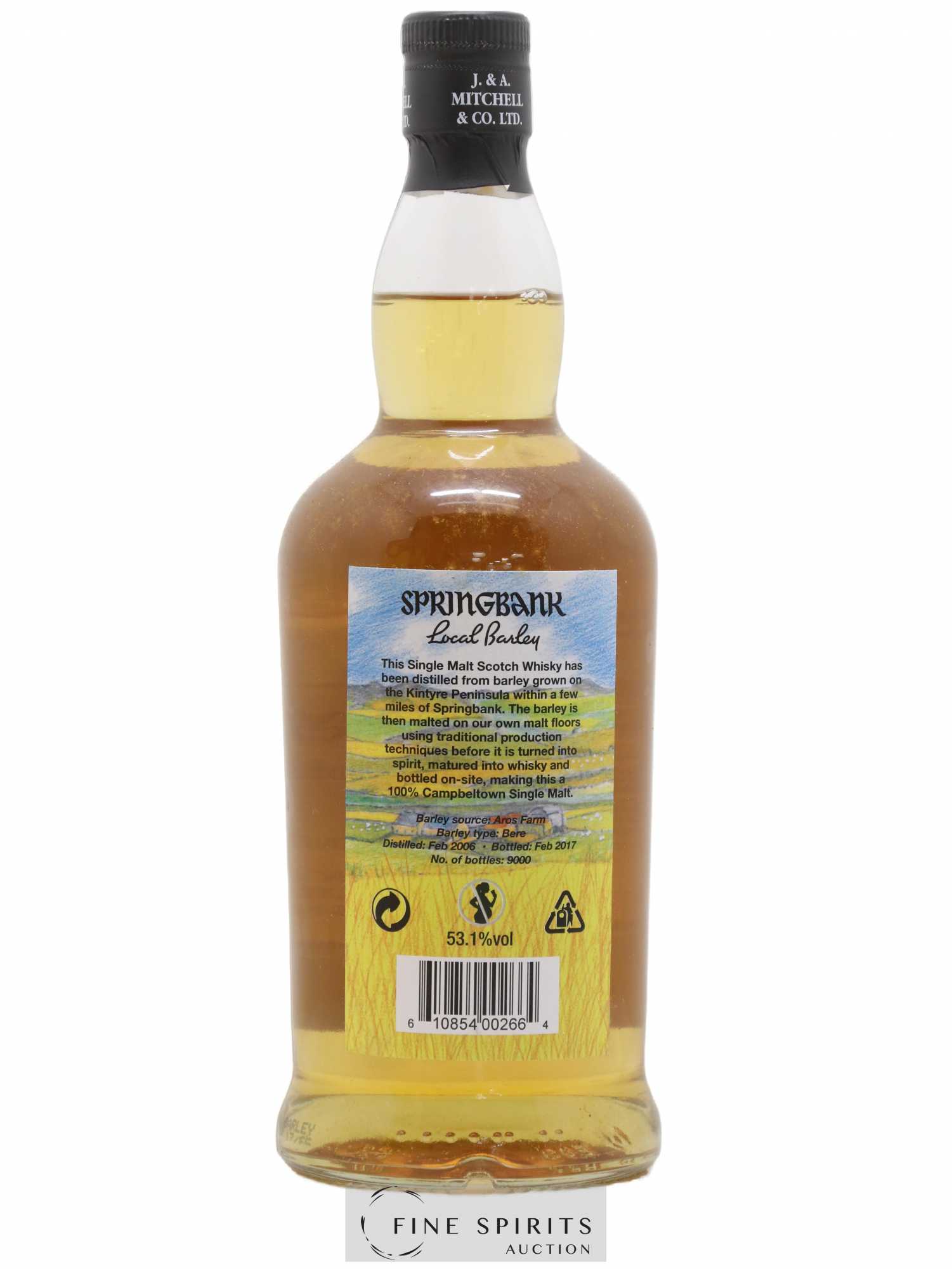 Springbank 11 years 2006 Of. Local Barley One of 9000 - bottled 2017 - Lot de 1 bouteille - 2