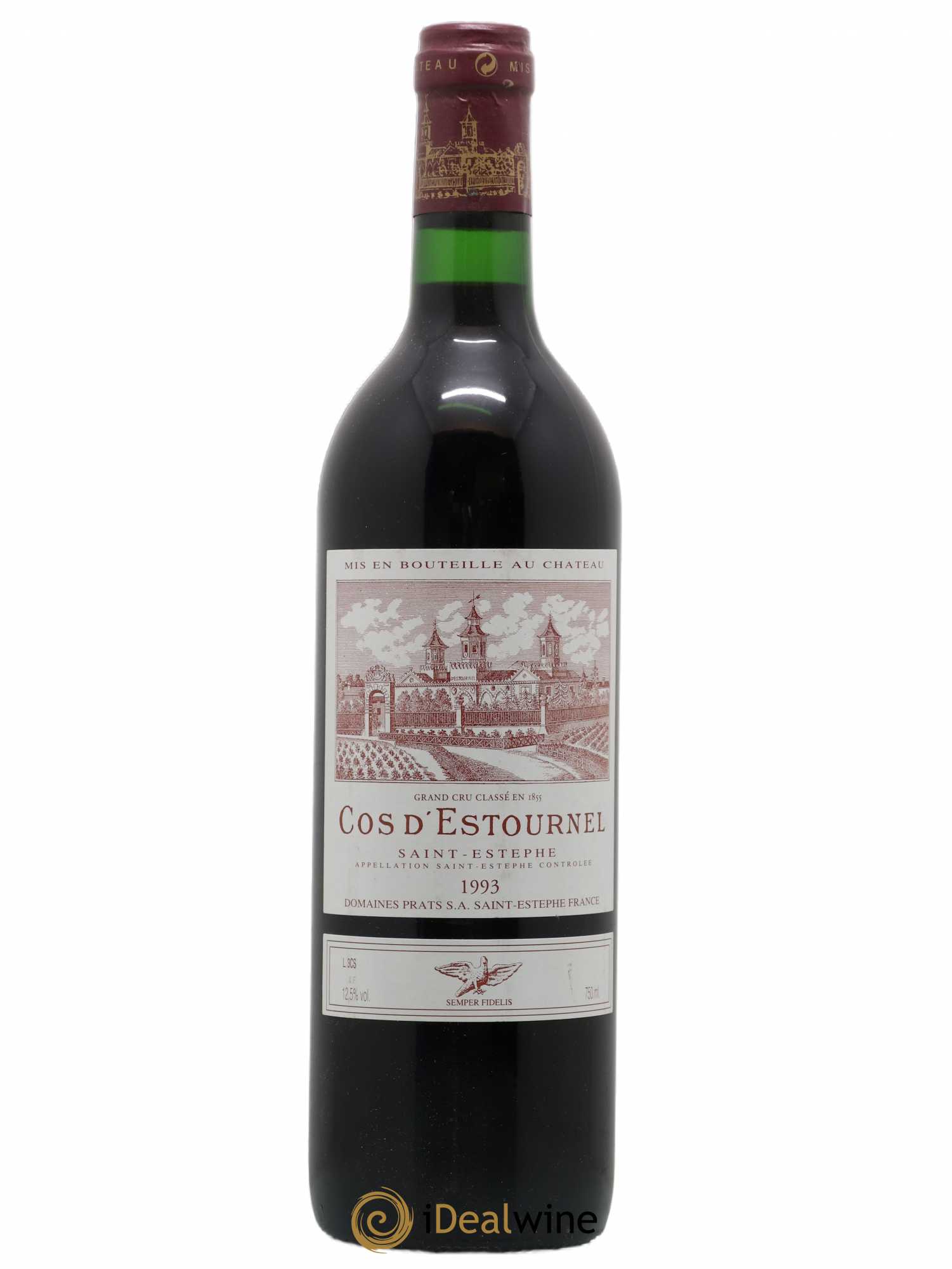 Cos d'Estournel 2ème Grand Cru Classé 1993 - Lot de 1 bouteille - 0