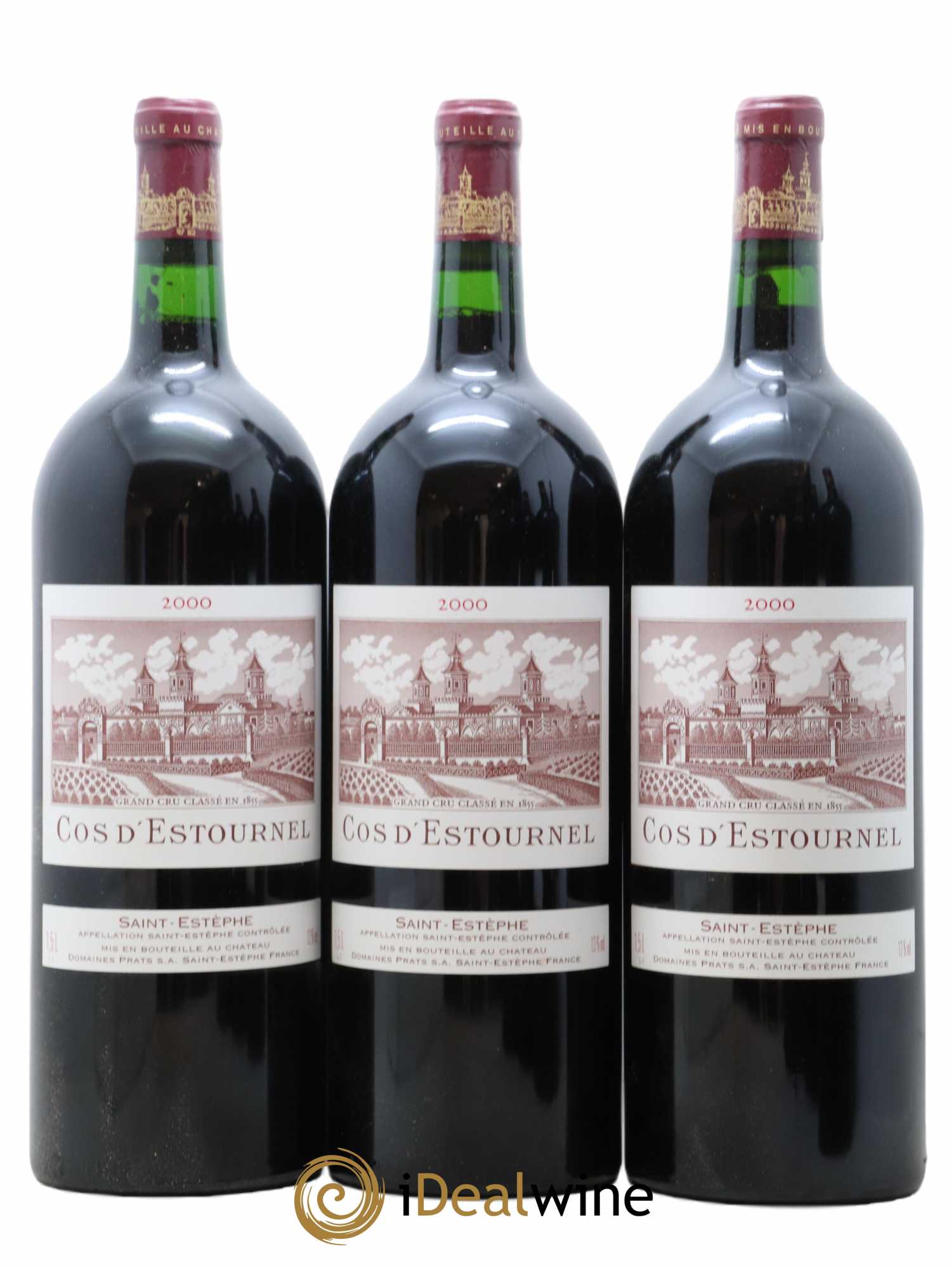Cos d'Estournel 2ème Grand Cru Classé 2000 - Lot de 6 magnums - 1