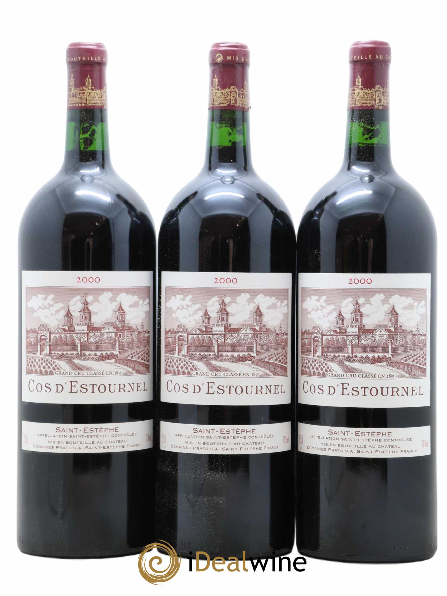 Cos d'Estournel 2ème Grand Cru Classé 2000 - Lot de 6 magnums - 2