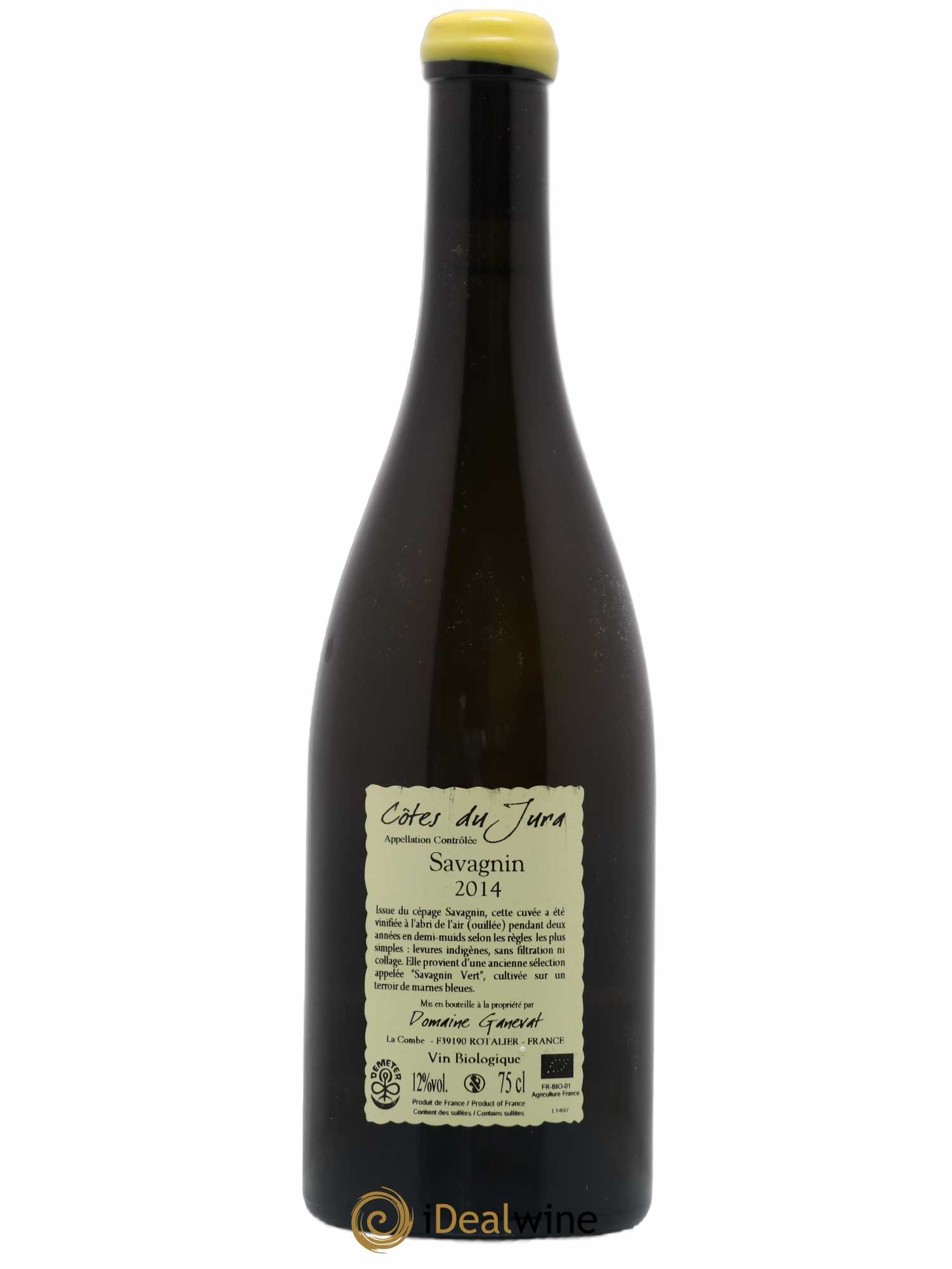 Côtes du Jura Les Chalasses Marnes Bleues Jean-François Ganevat (Domaine) 2014 - Lot de 1 bouteille - 1
