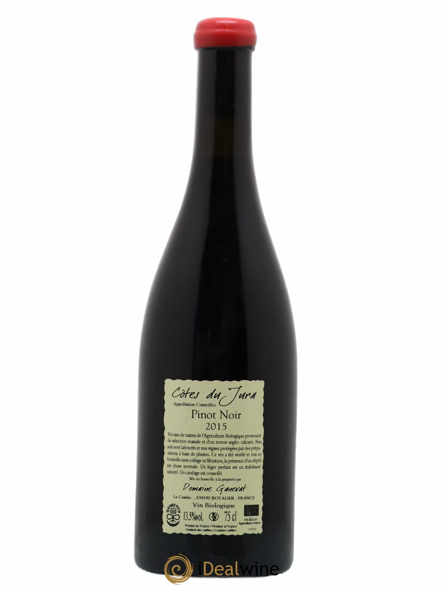 Côtes du Jura Cuvée Julien Jean-François Ganevat (Domaine) 2015 - Lot de 1 bouteille - 1