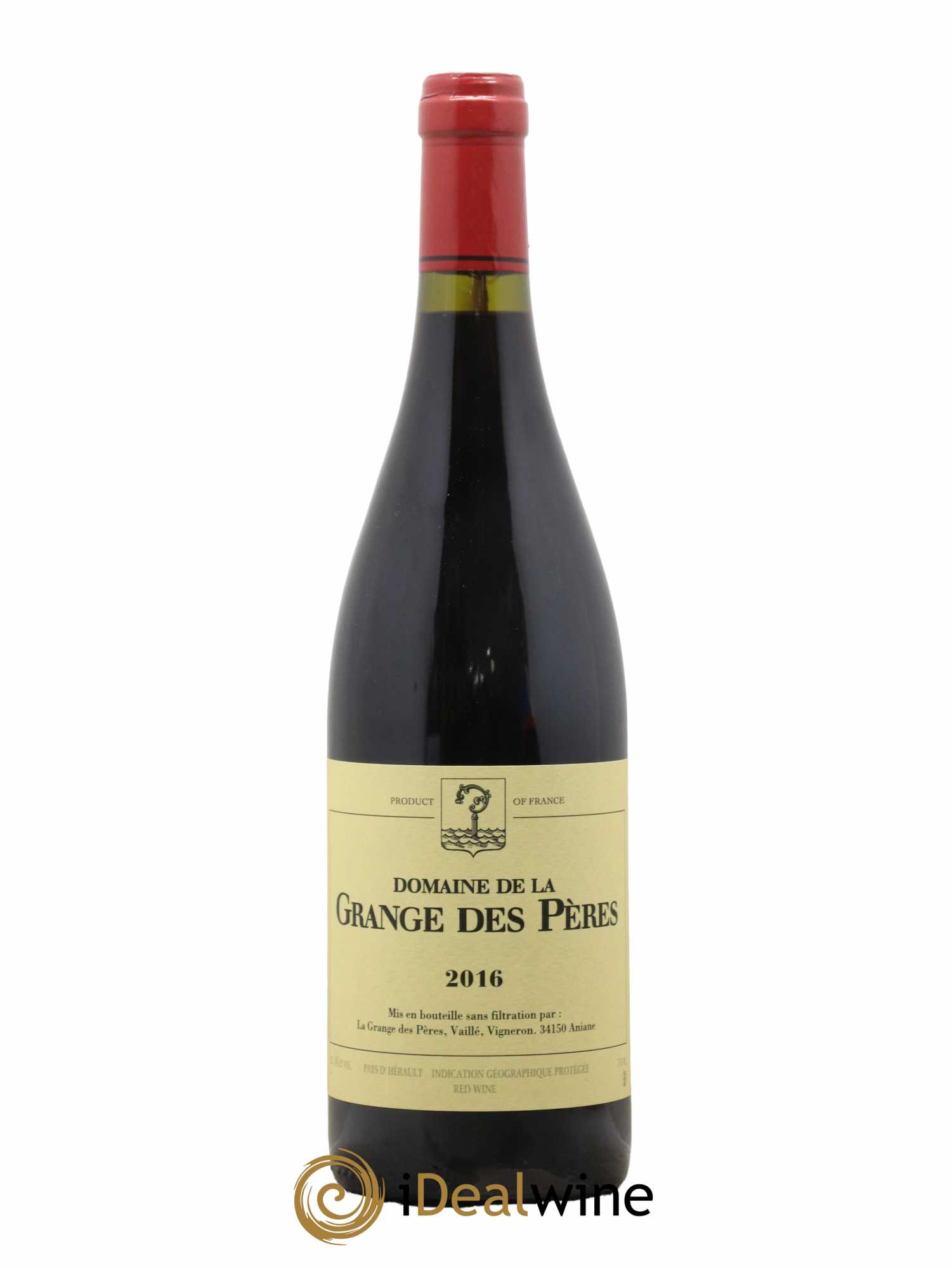 Pays d'Hérault Grange des Pères Laurent Vaillé 2016 - Lot de 1 bouteille - 0