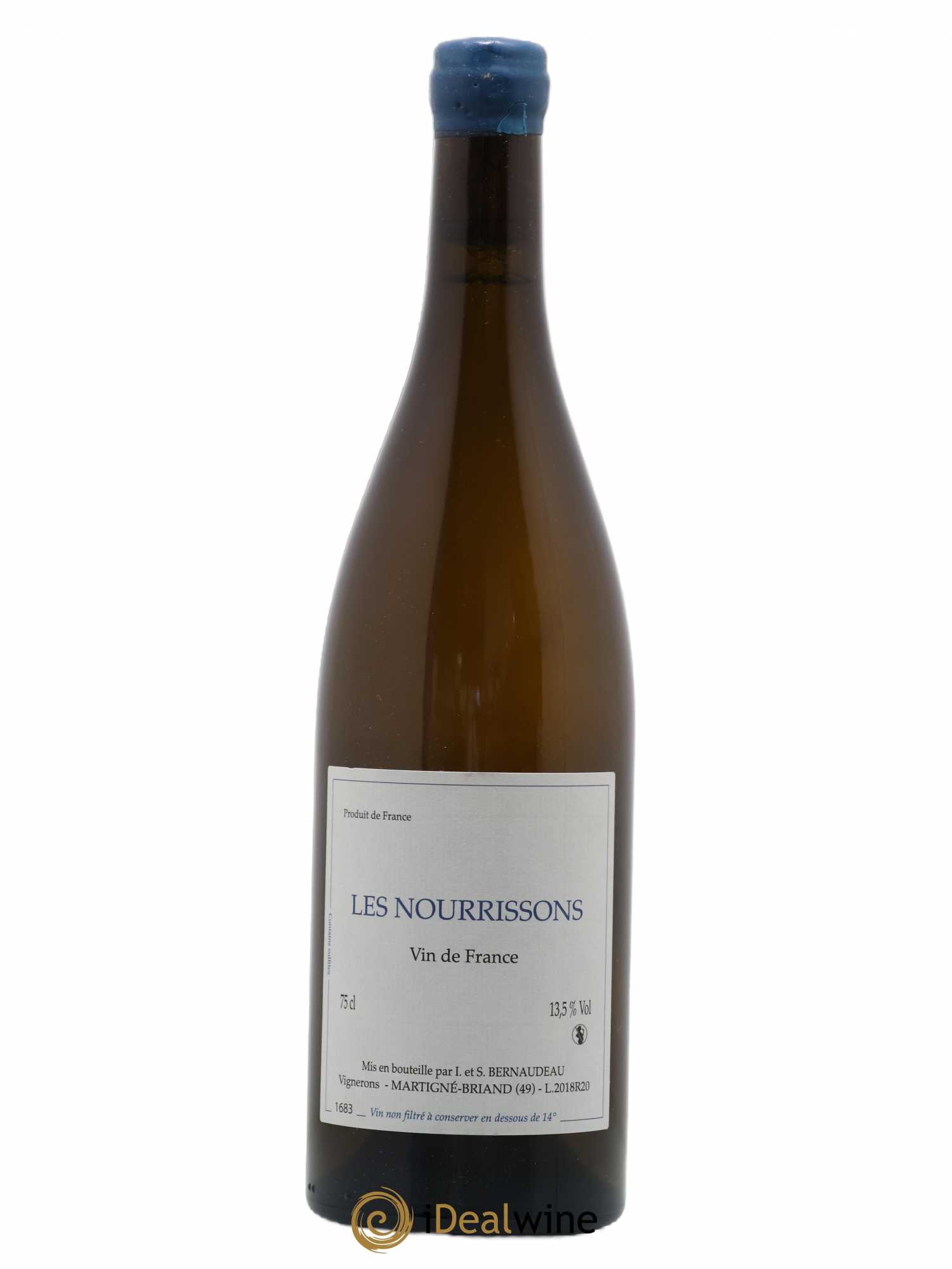 Vin de France Les Nourrissons Stéphane Bernaudeau 2018 - Lot de 1 bouteille - 0