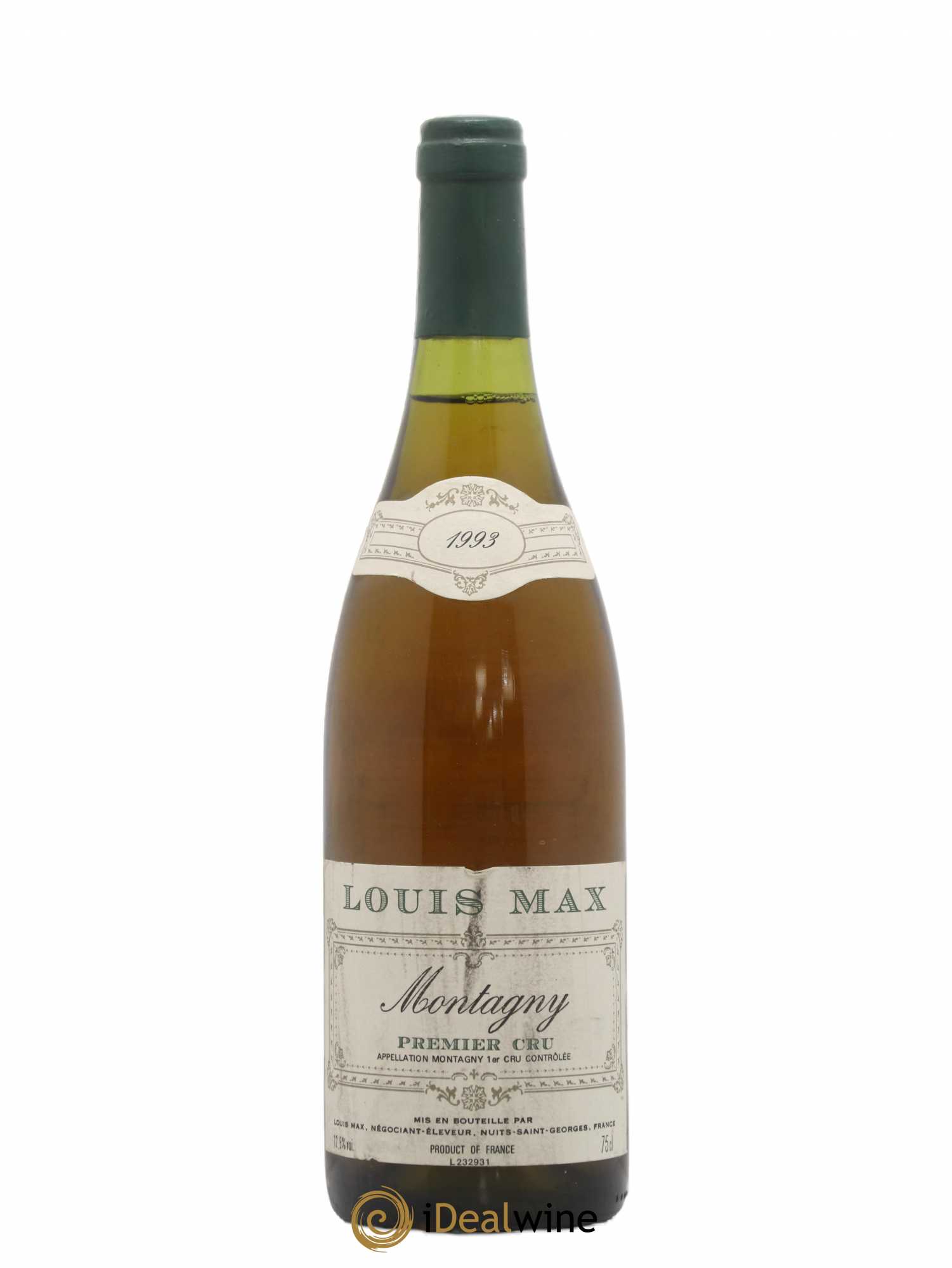 Montagny 1er Cru Louis Max 1993 - Lot de 1 bouteille - 0