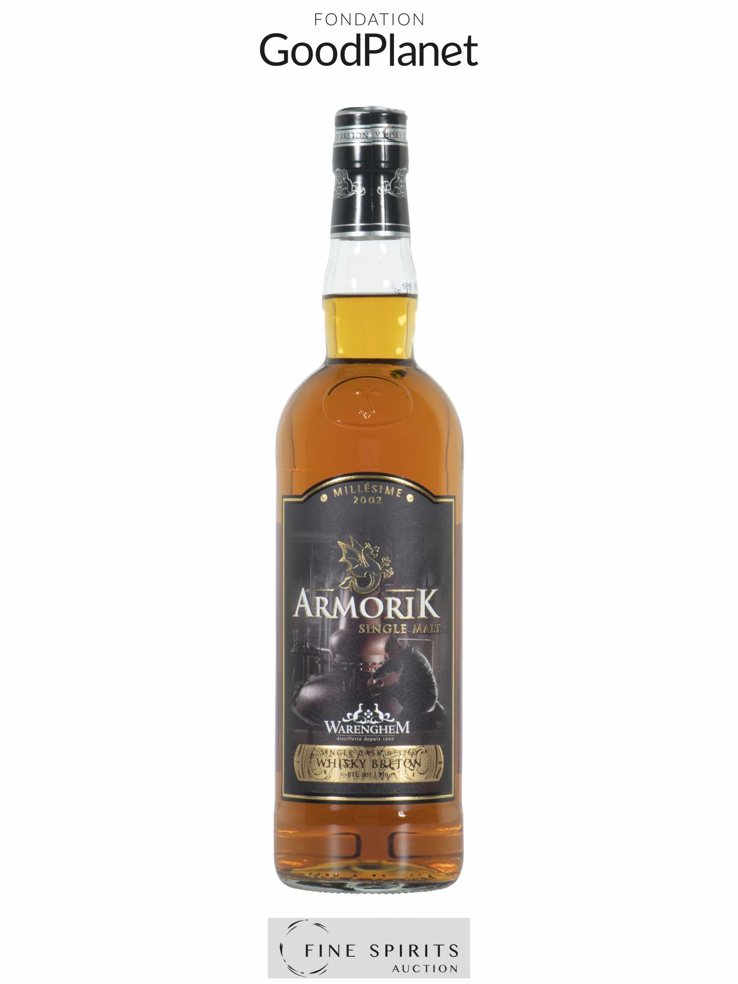 Armorik 2002 Selection (5 bottles and one cask head signed) - Posten von 1 Anderes Format - 3