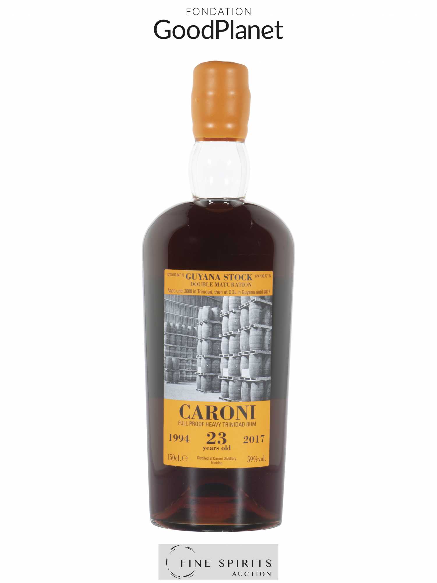 Caroni 1994 Of. Guyana Stock magnum - Lot de 1 magnum - 1