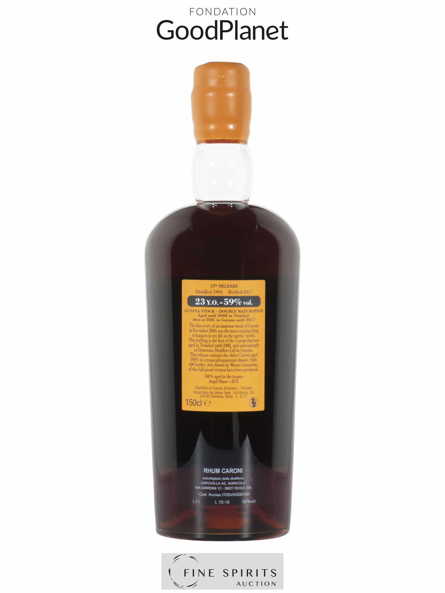 Caroni 1994 Of. Guyana Stock magnum - Lot de 1 magnum - 2