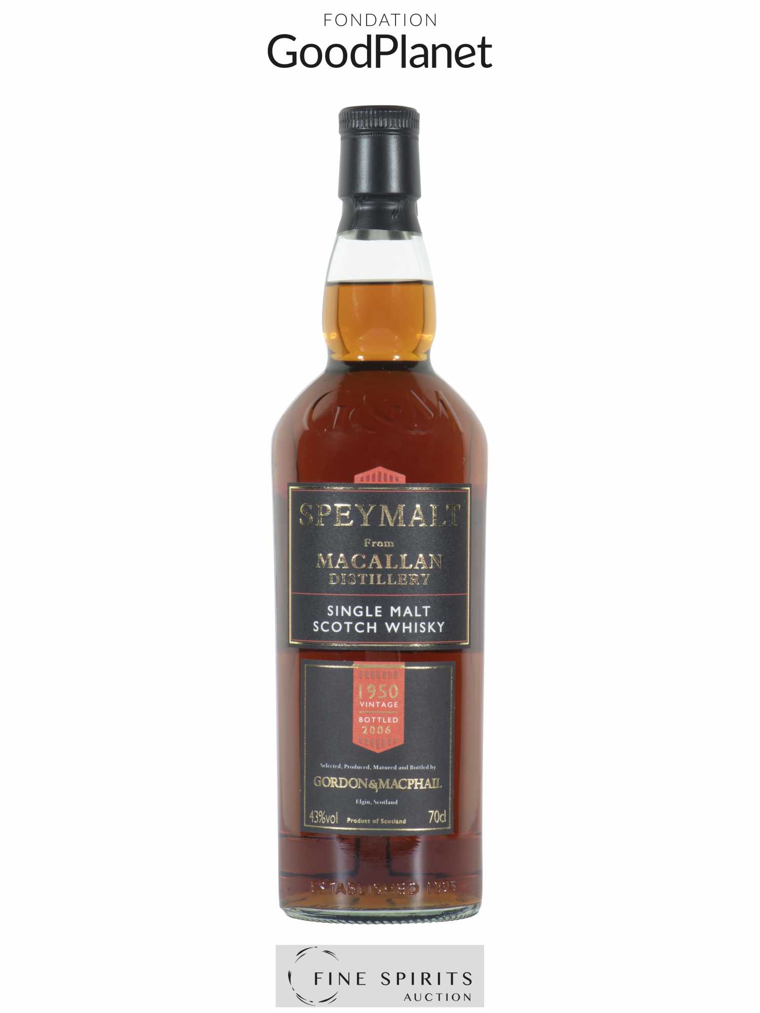 Macallan (The) 1950 Gordon & MacPhail Speymalt - Posten von 1 Flasche - 1