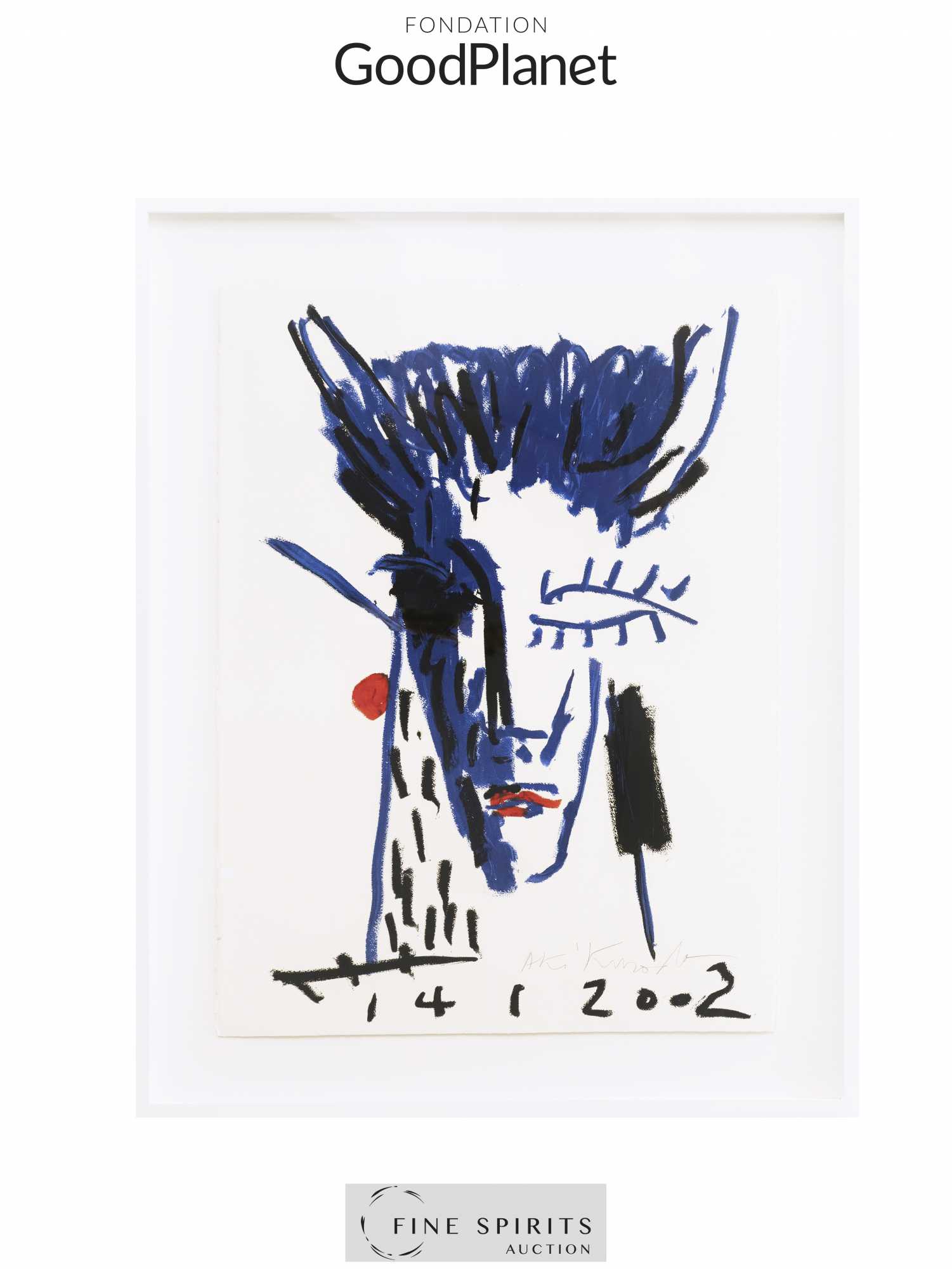 Chichibu Collection Aki Kuroda x LMDW (4 bottles and 4 signed oil-on-paper paintings) - Lot of 1 unknown - 3