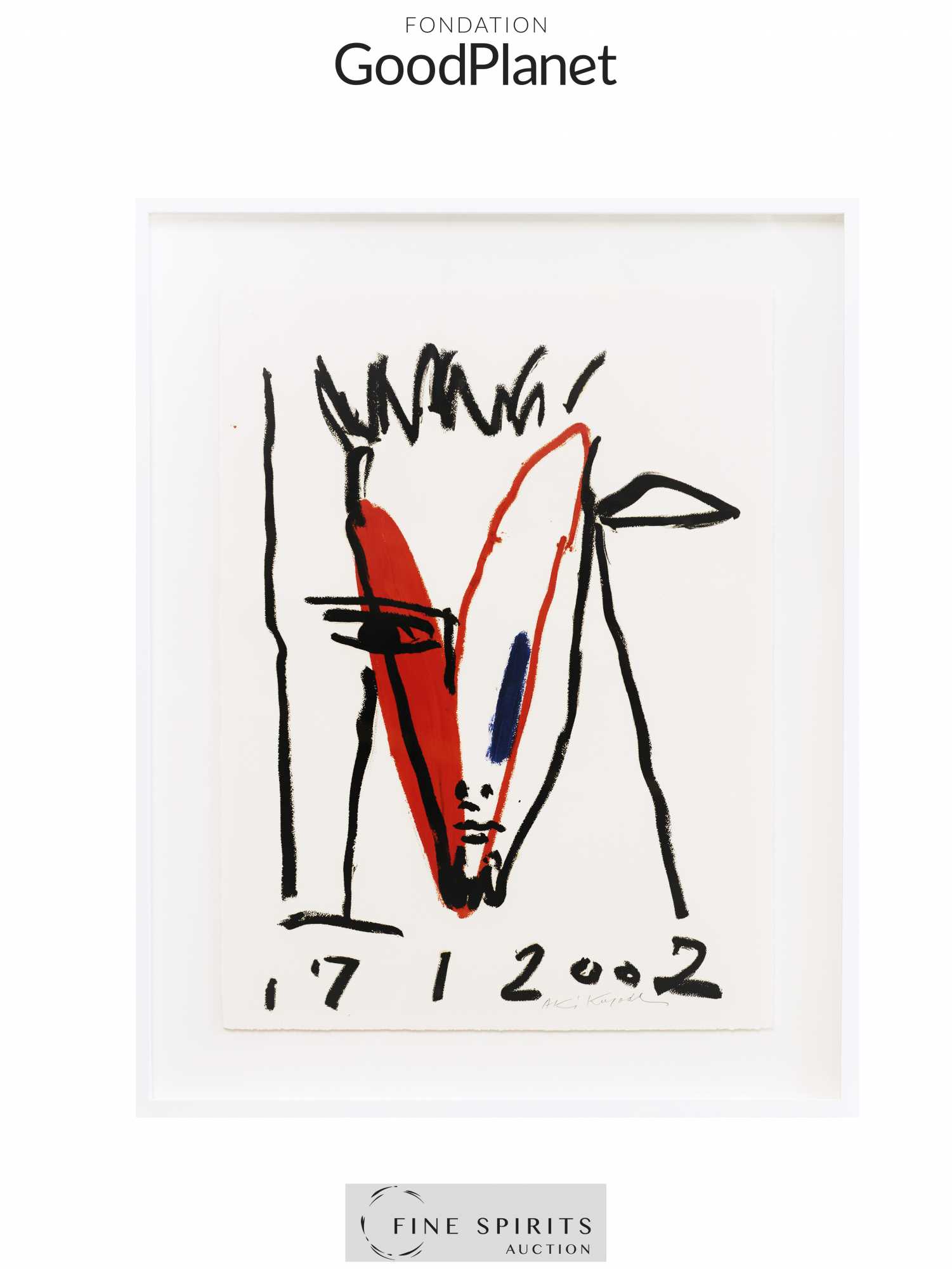 Chichibu Collection Aki Kuroda x LMDW (4 bottles and 4 signed oil-on-paper paintings) - Lot of 1 unknown - 4