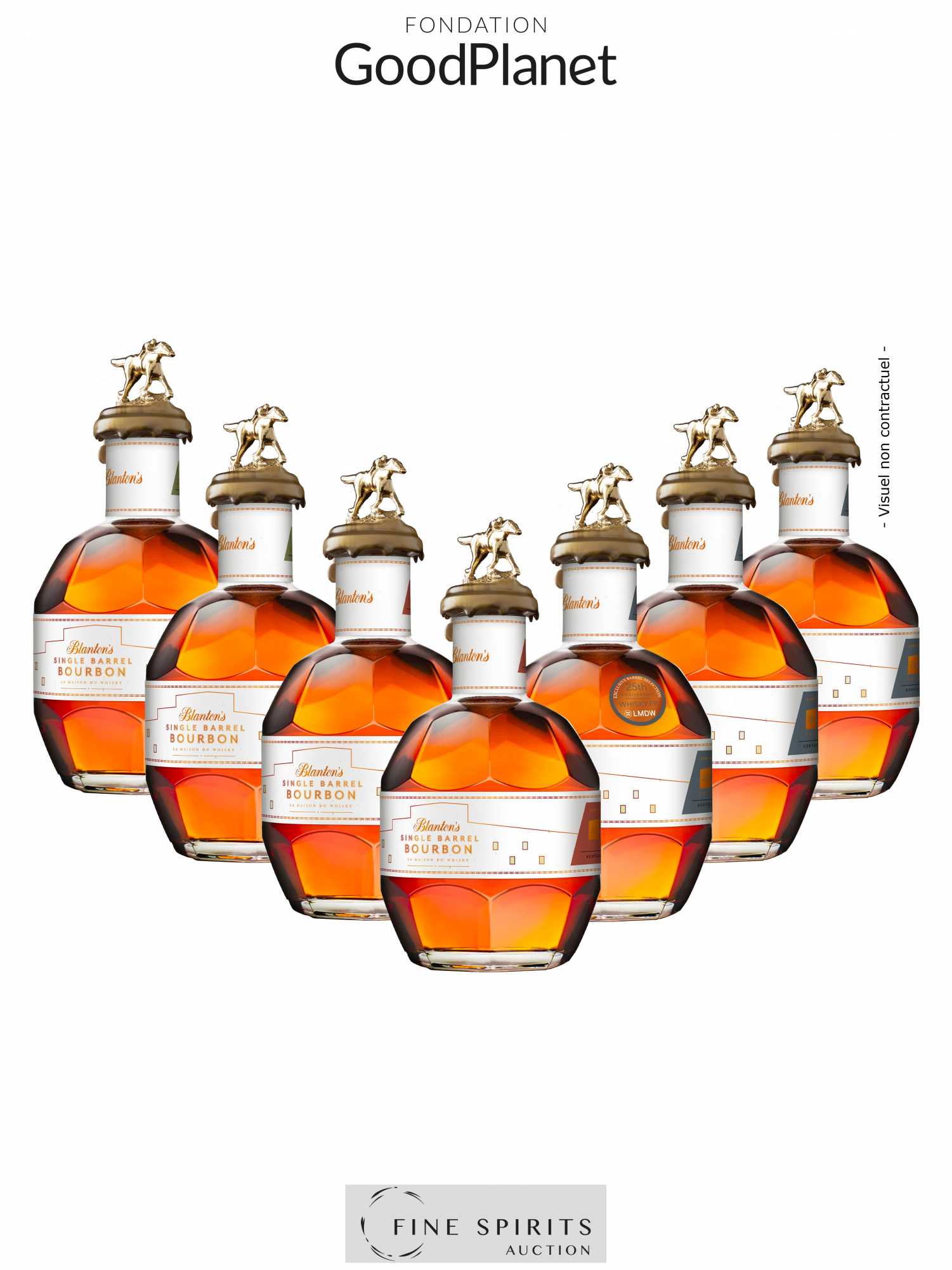Blanton's 2022 selection LMDW (7 botlles) - Posten von 1 Anderes Format - 0
