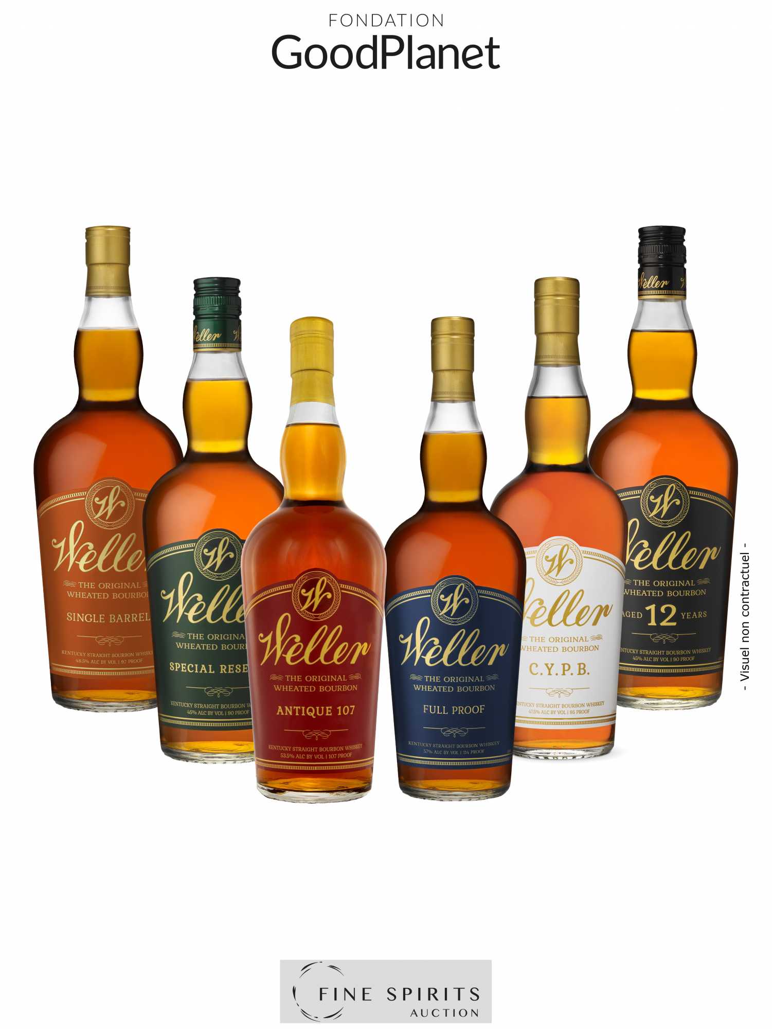 Weller Range (6 bottles signed) - Posten von 1 Anderes Format - 0