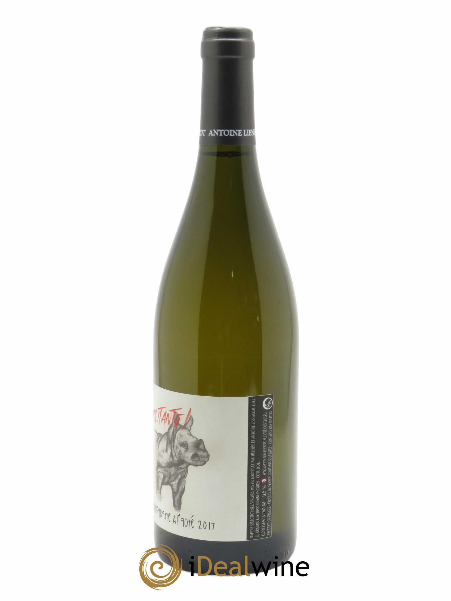 Bourgogne Aligoté La Militante Antoine Lienhardt 2017 - Lot de 1 bouteille - 1