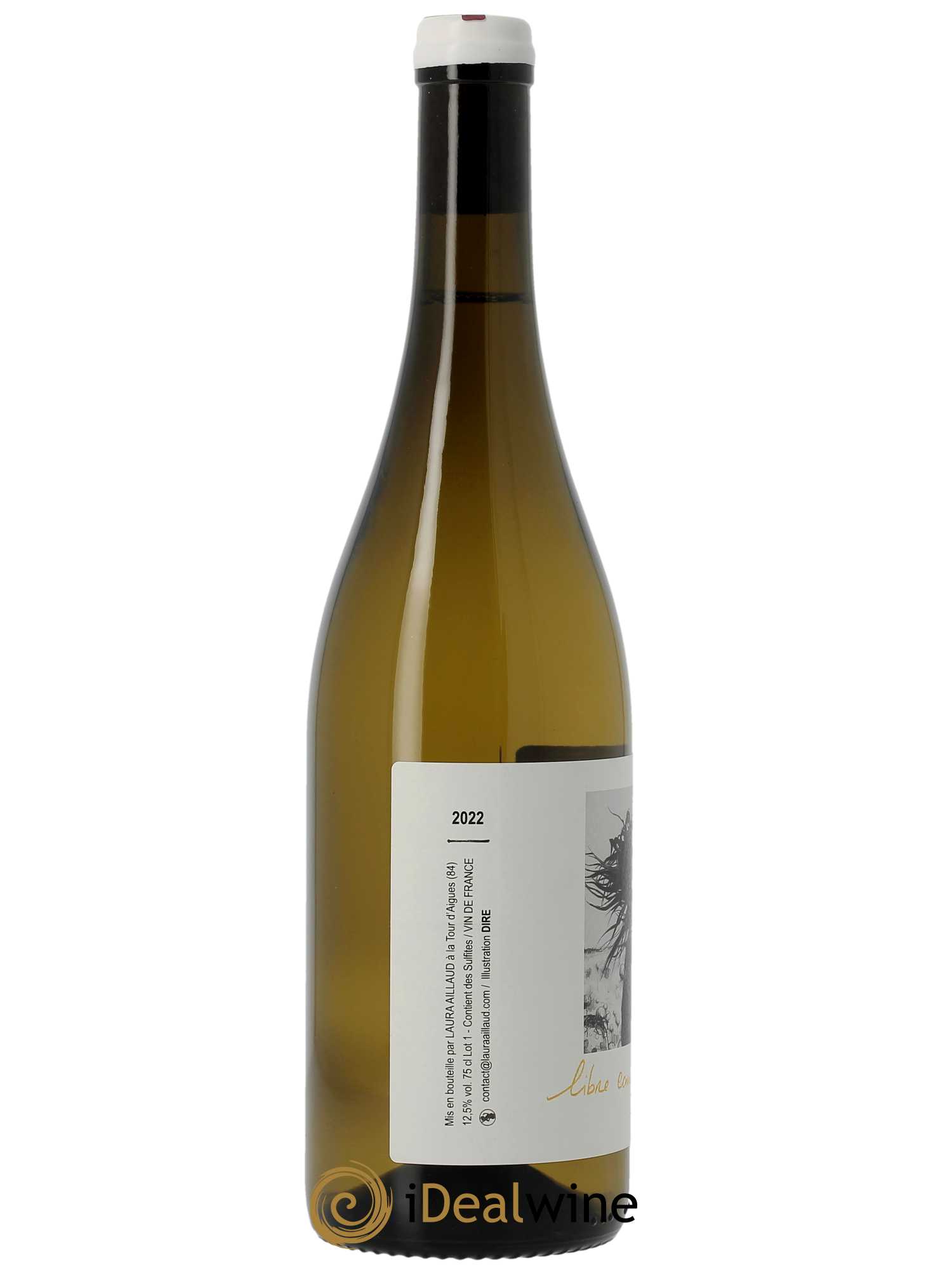 Vin de France Libre comme l'air Laura Aillaud 2022 - Lot de 1 bouteille - 1